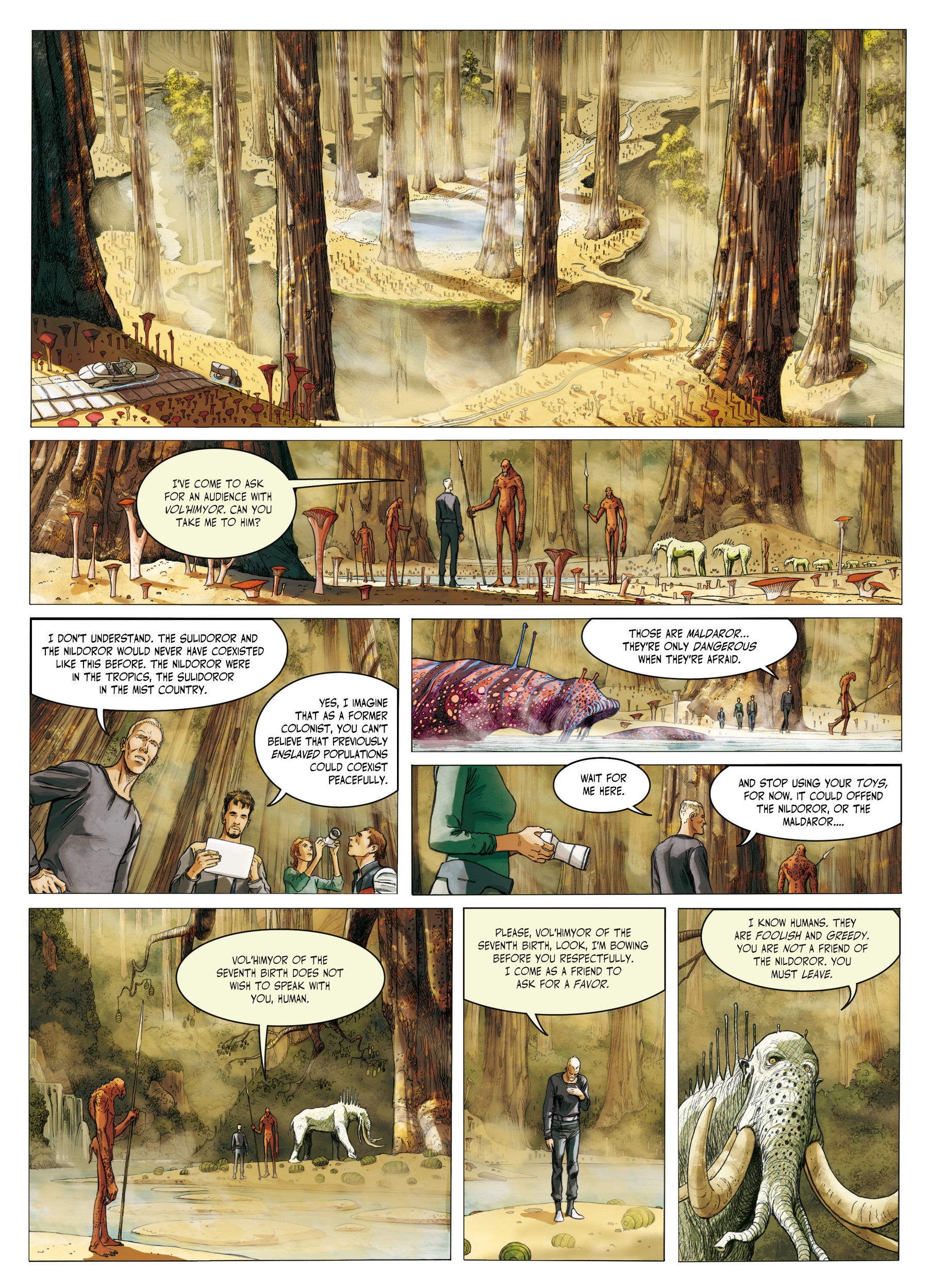 Read online Robert Silverberg's COLONIES comic -  Issue #1 - 36