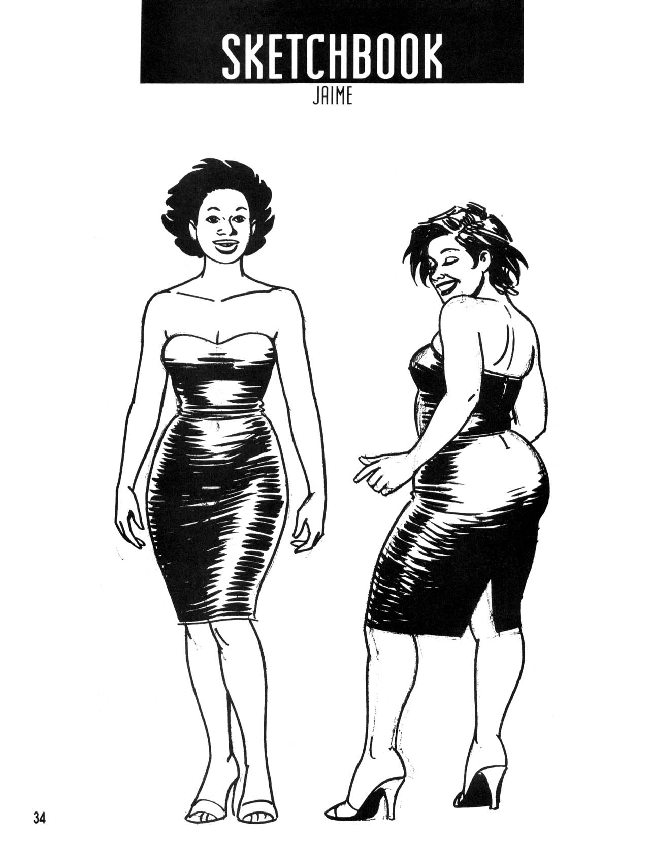 Read online Love and Rockets (1982) comic -  Issue #35 - 36