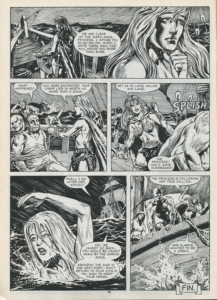 Read online The Savage Sword Of Conan comic -  Issue #187 - 60