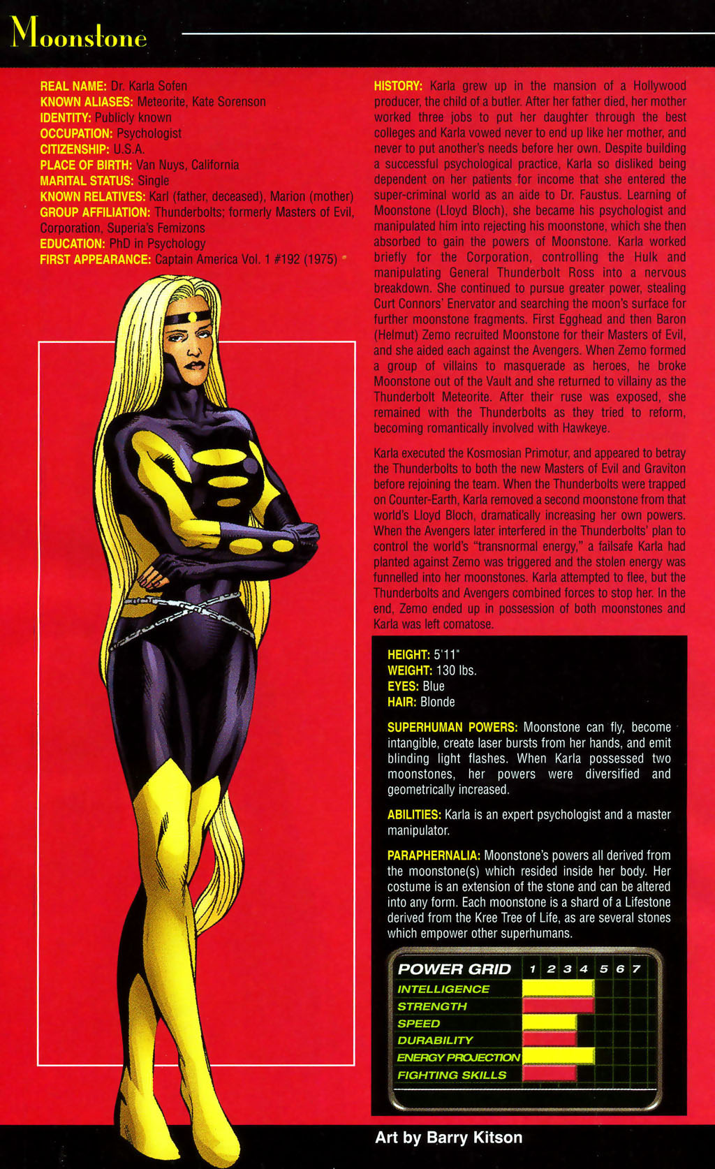 Read online Official Handbook of the Marvel Universe: Women of Marvel 2005 comic -  Issue # Full - 28