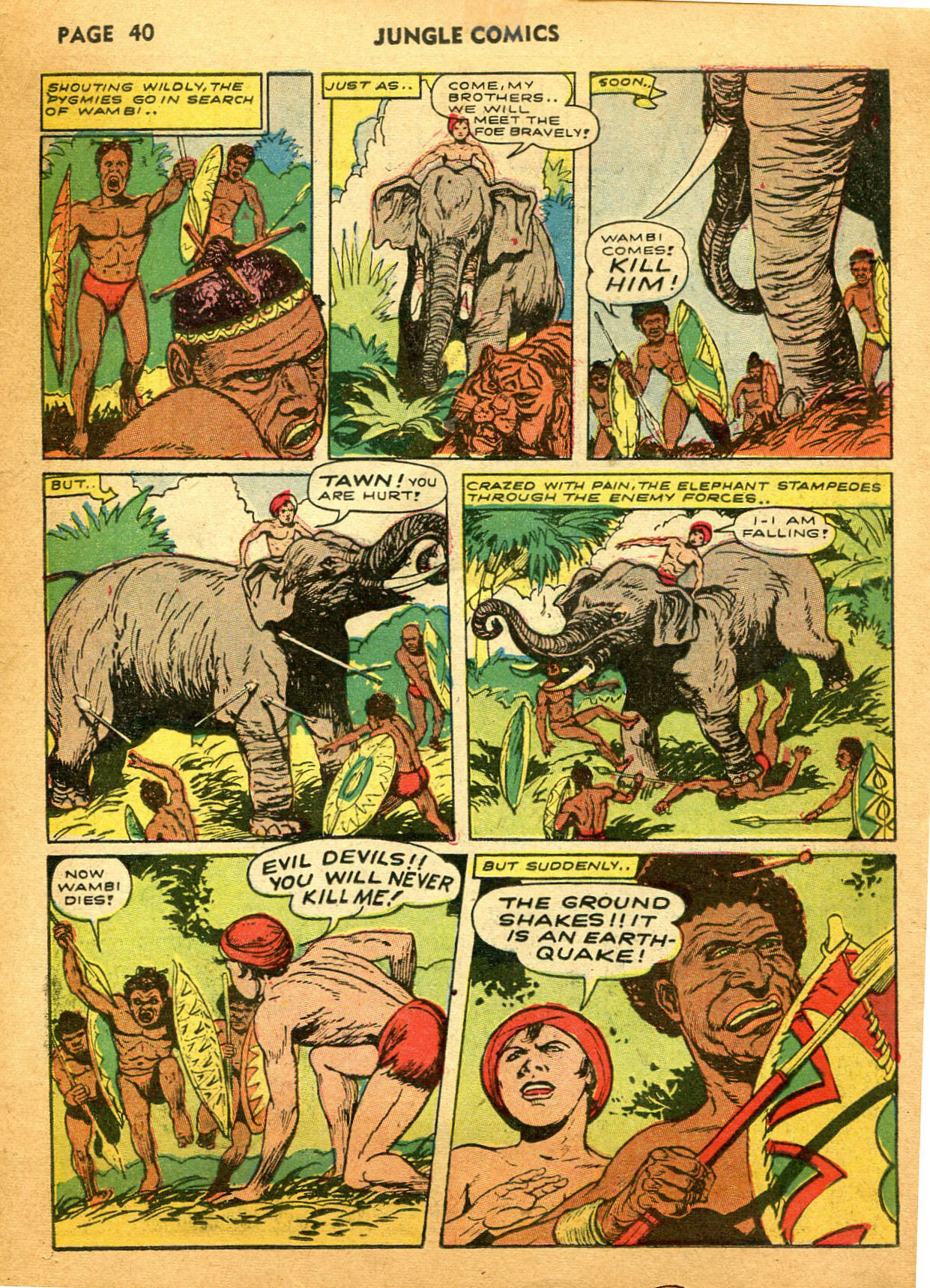 Read online Jungle Comics comic -  Issue #35 - 42