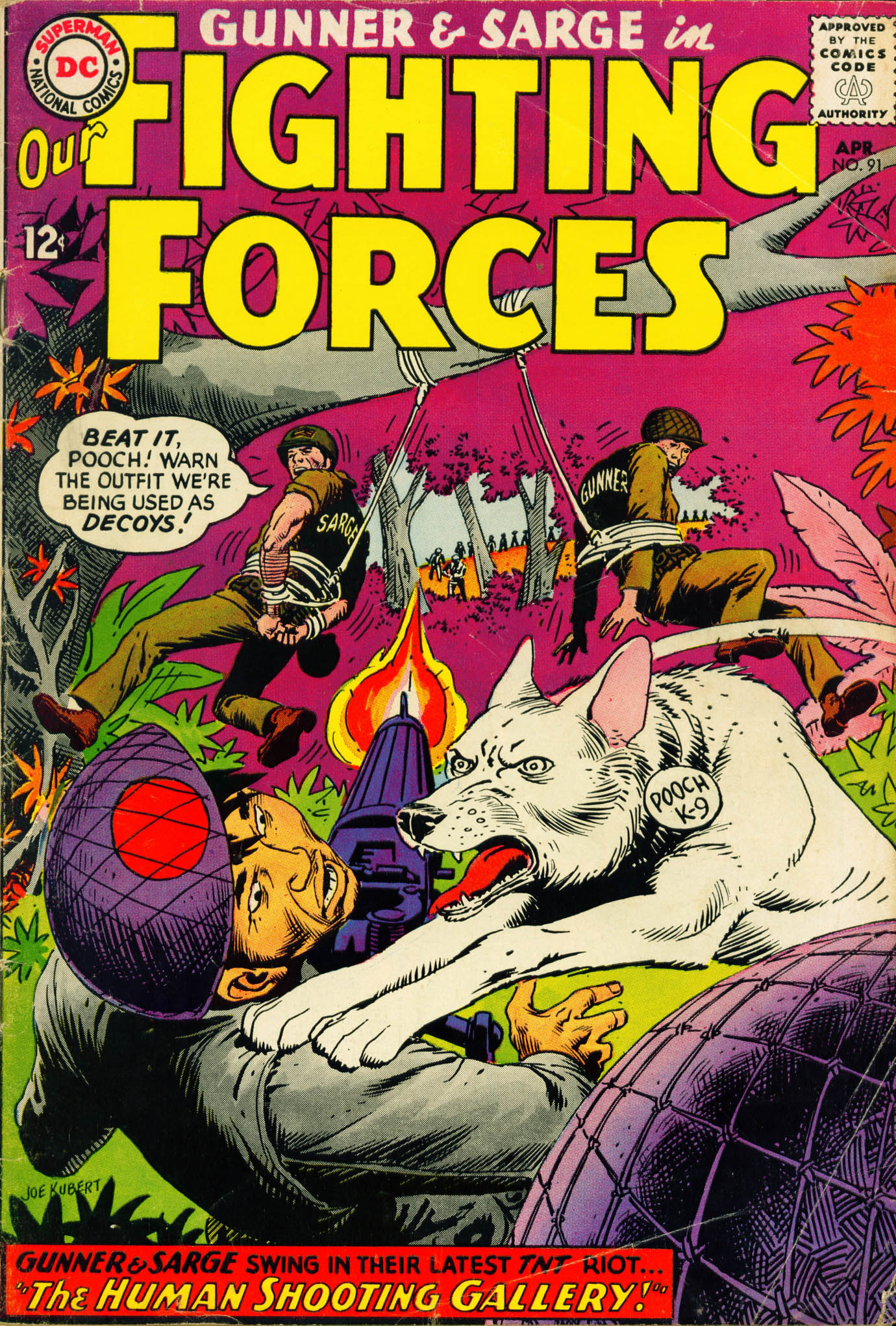 Read online Our Fighting Forces comic -  Issue #91 - 1