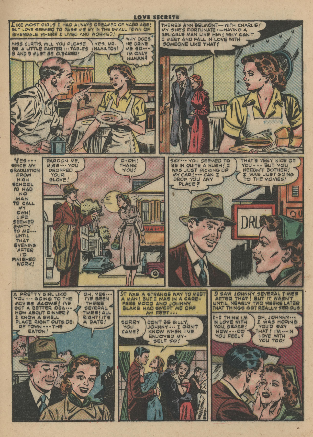 Read online Love Secrets (1953) comic -  Issue #36 - 4
