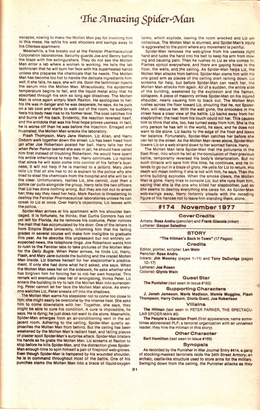Read online The Official Marvel Index to The Amazing Spider-Man comic -  Issue #7 - 33