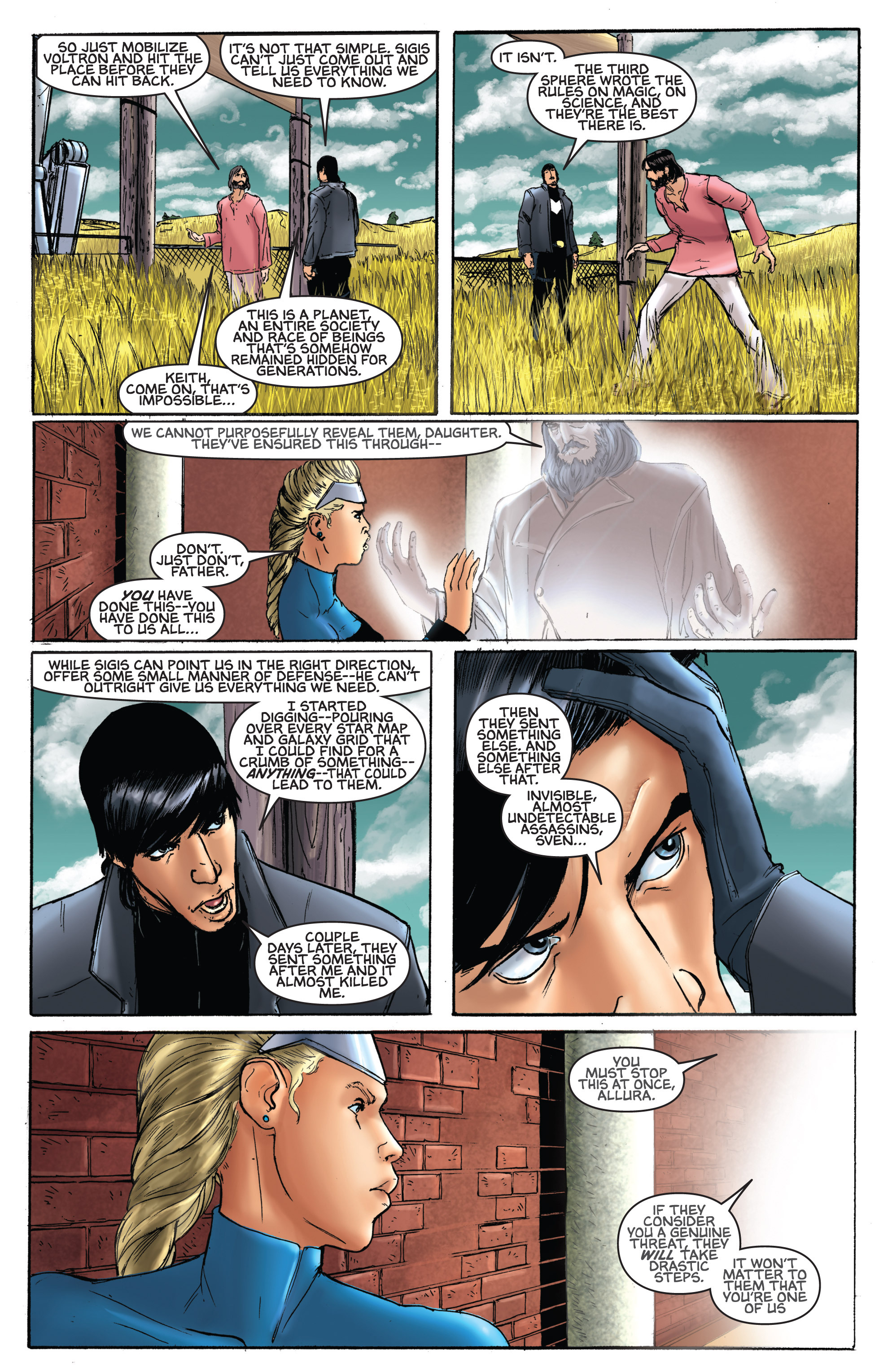 Read online Voltron comic -  Issue #22 - 18