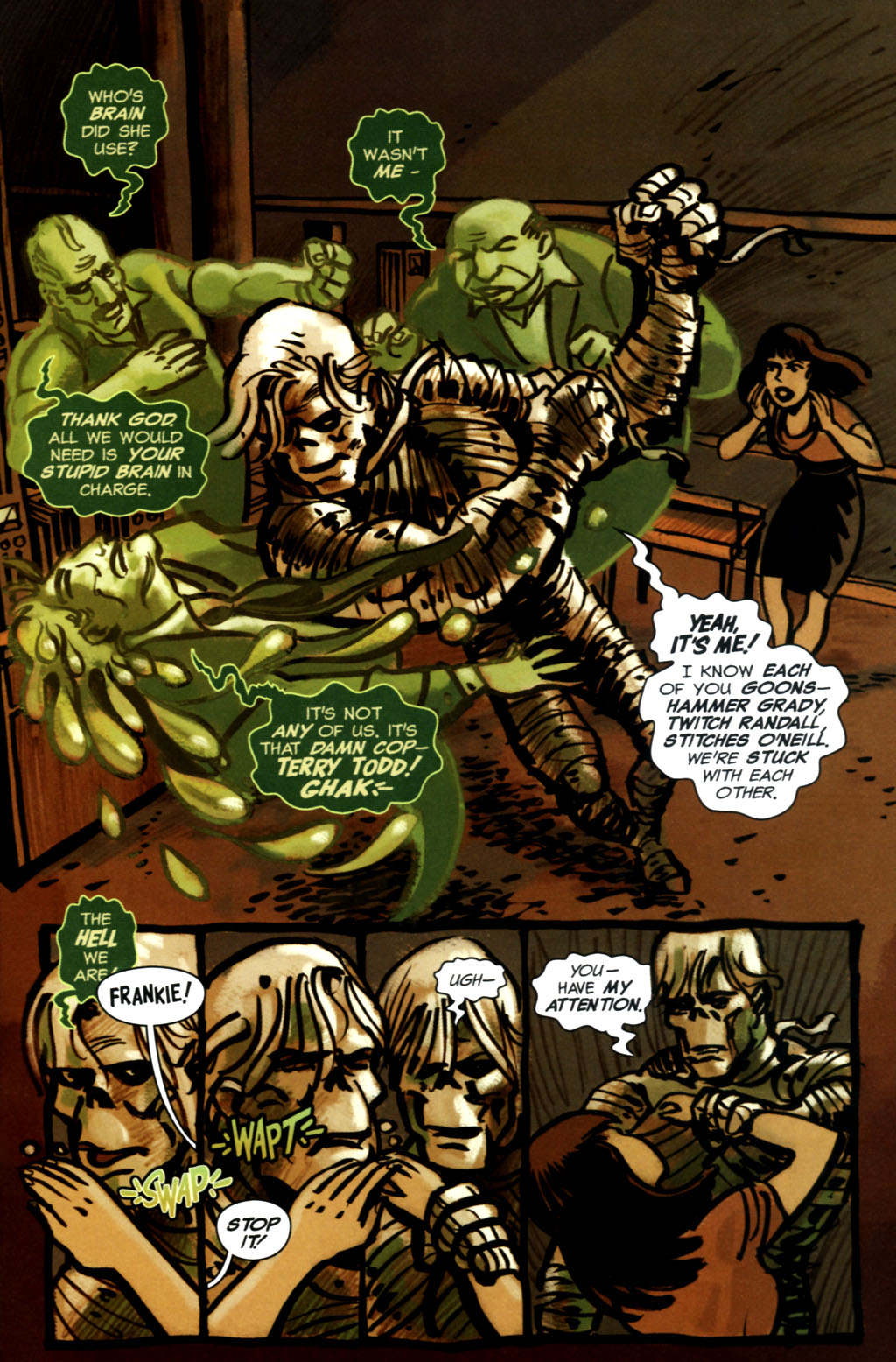 Read online Frankenstein Mobster comic -  Issue #2 - 17