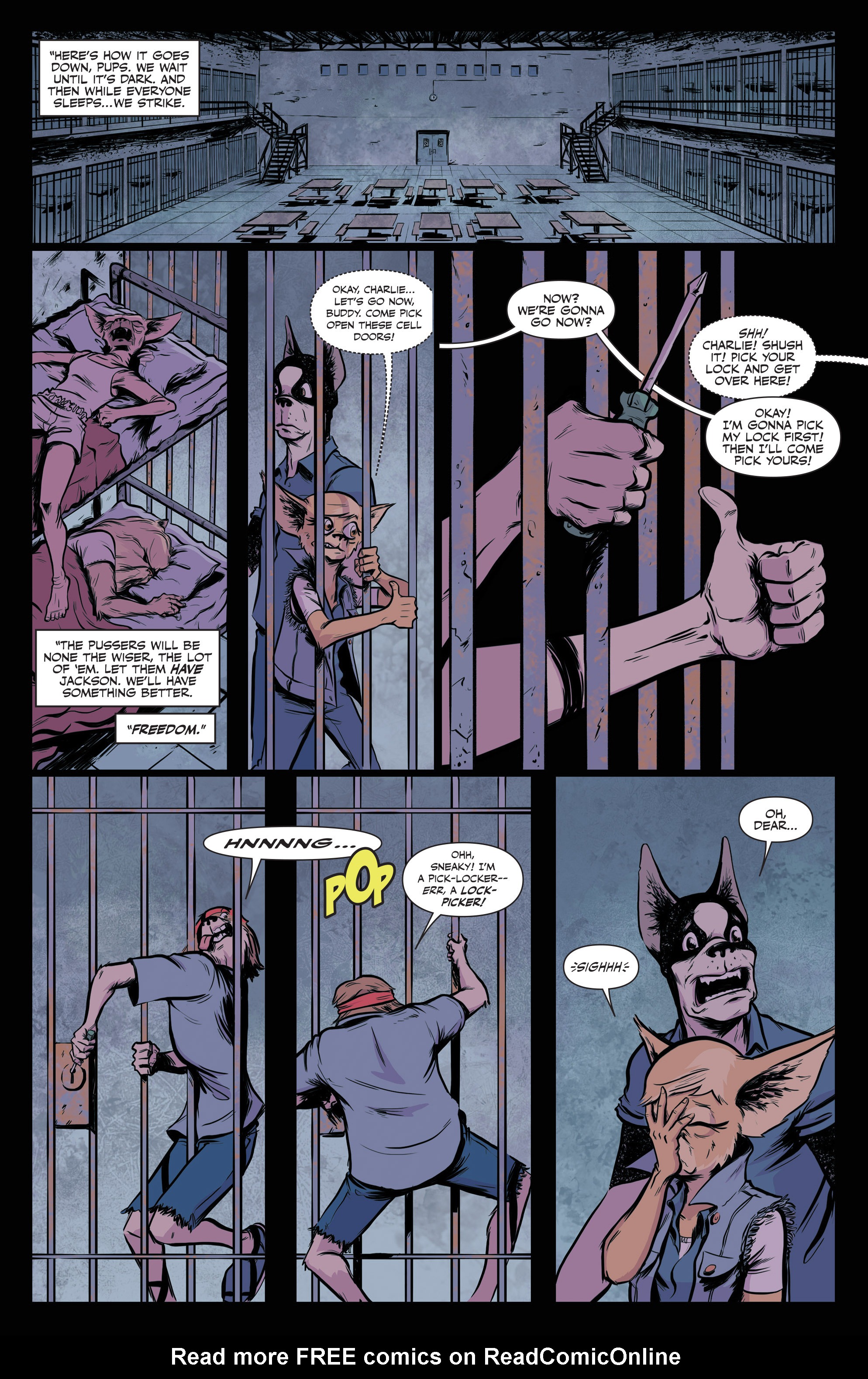 Read online Kennel Block Blues comic -  Issue #2 - 9