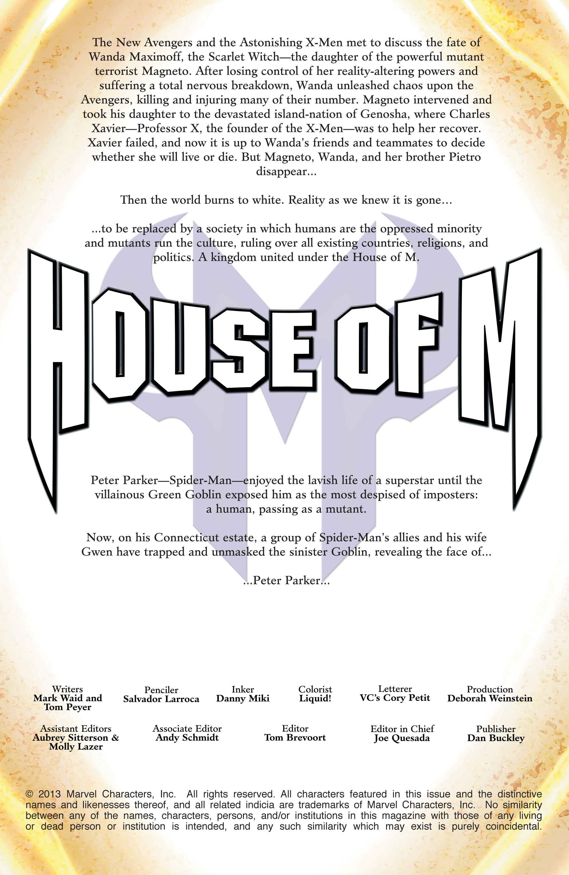 Read online Spider-Man: House of M comic -  Issue #4 - 2