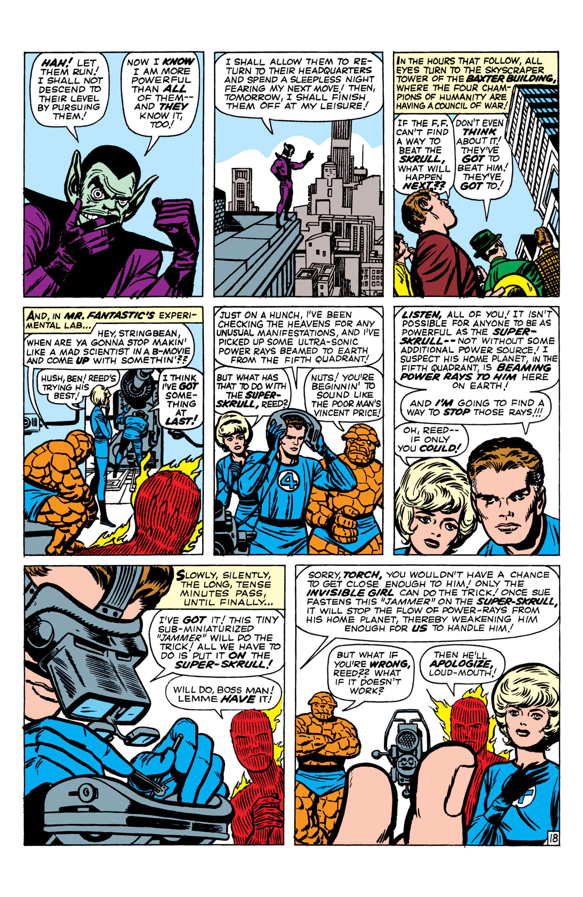 Read online Fantastic Four (1961) comic -  Issue #18 - 19