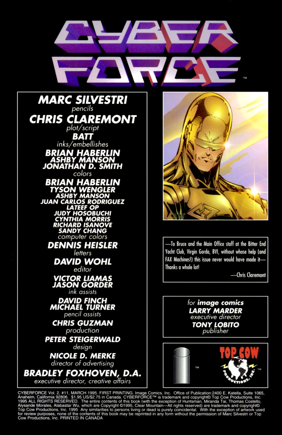 Read online Cyberforce (1993) comic -  Issue #11 - 2