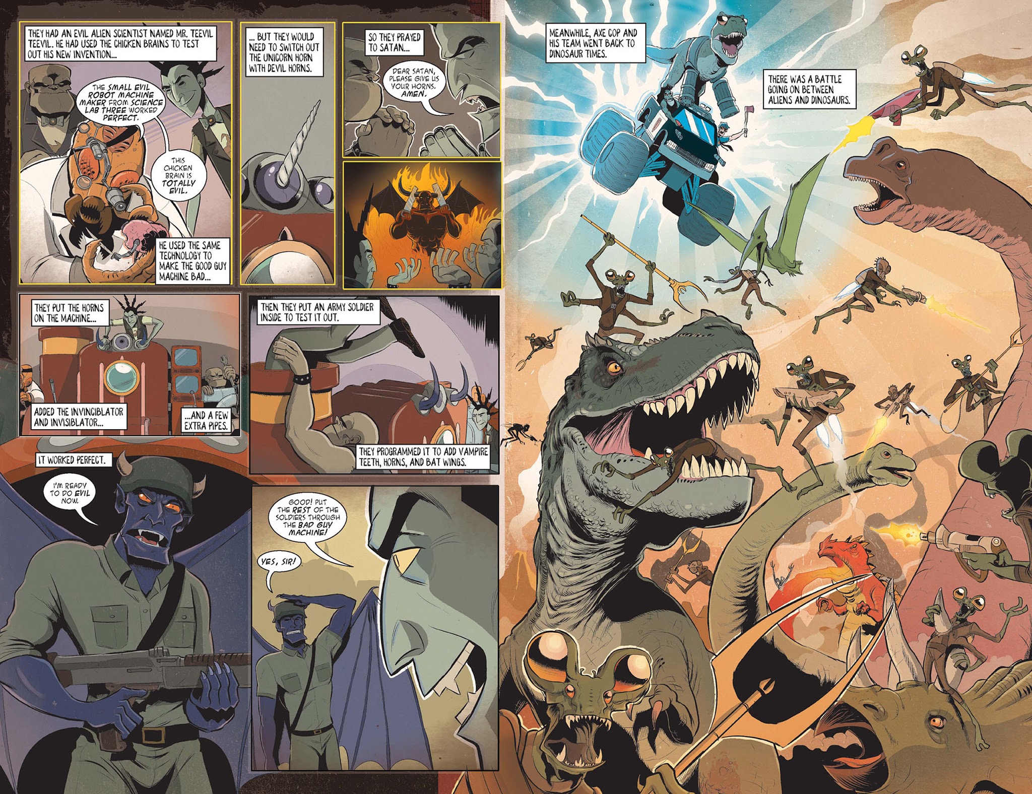 Read online Axe Cop comic -  Issue # TPB 2 - 35