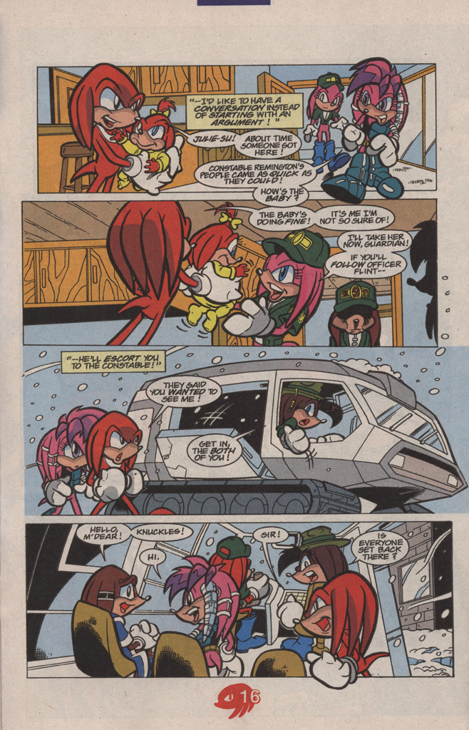 Read online Knuckles the Echidna comic -  Issue #19 - 23