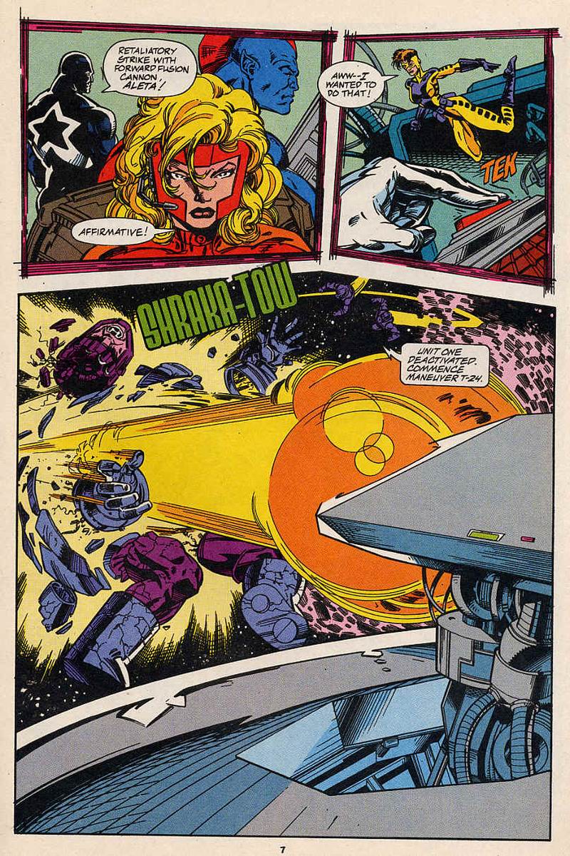 Read online Guardians of the Galaxy (1990) comic -  Issue #54 - 7