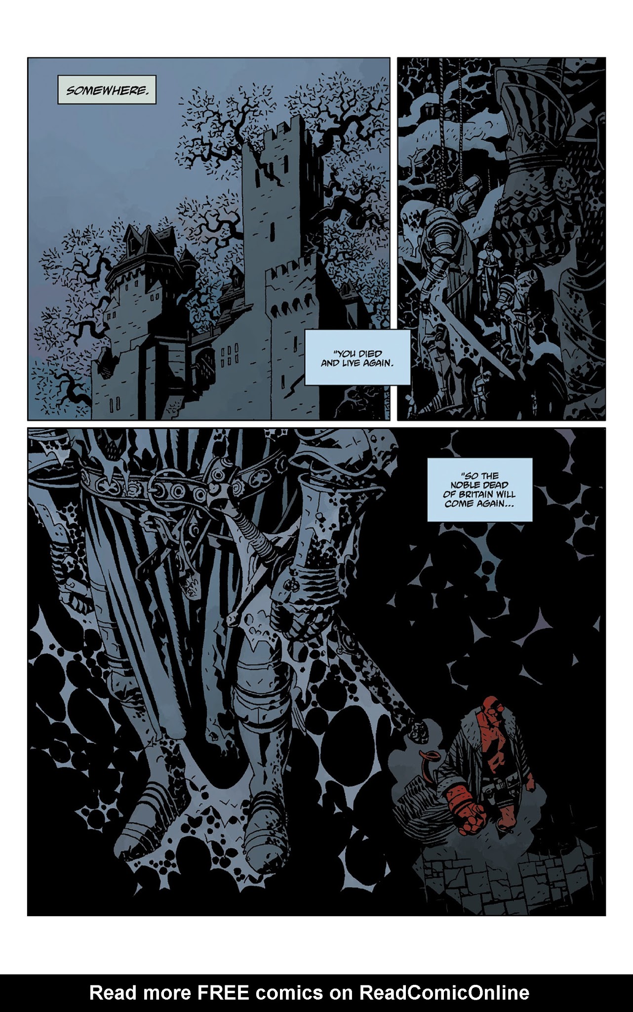 Read online Hellboy: The Wild Hunt comic -  Issue # TPB - 136