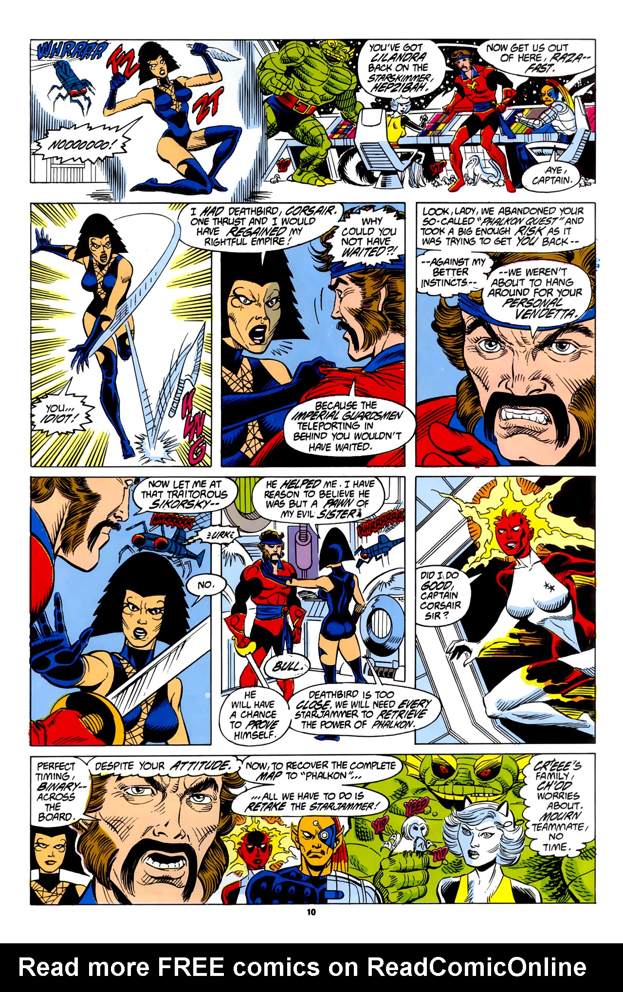 Read online X-Men Spotlight On...Starjammers comic -  Issue #2 - 12