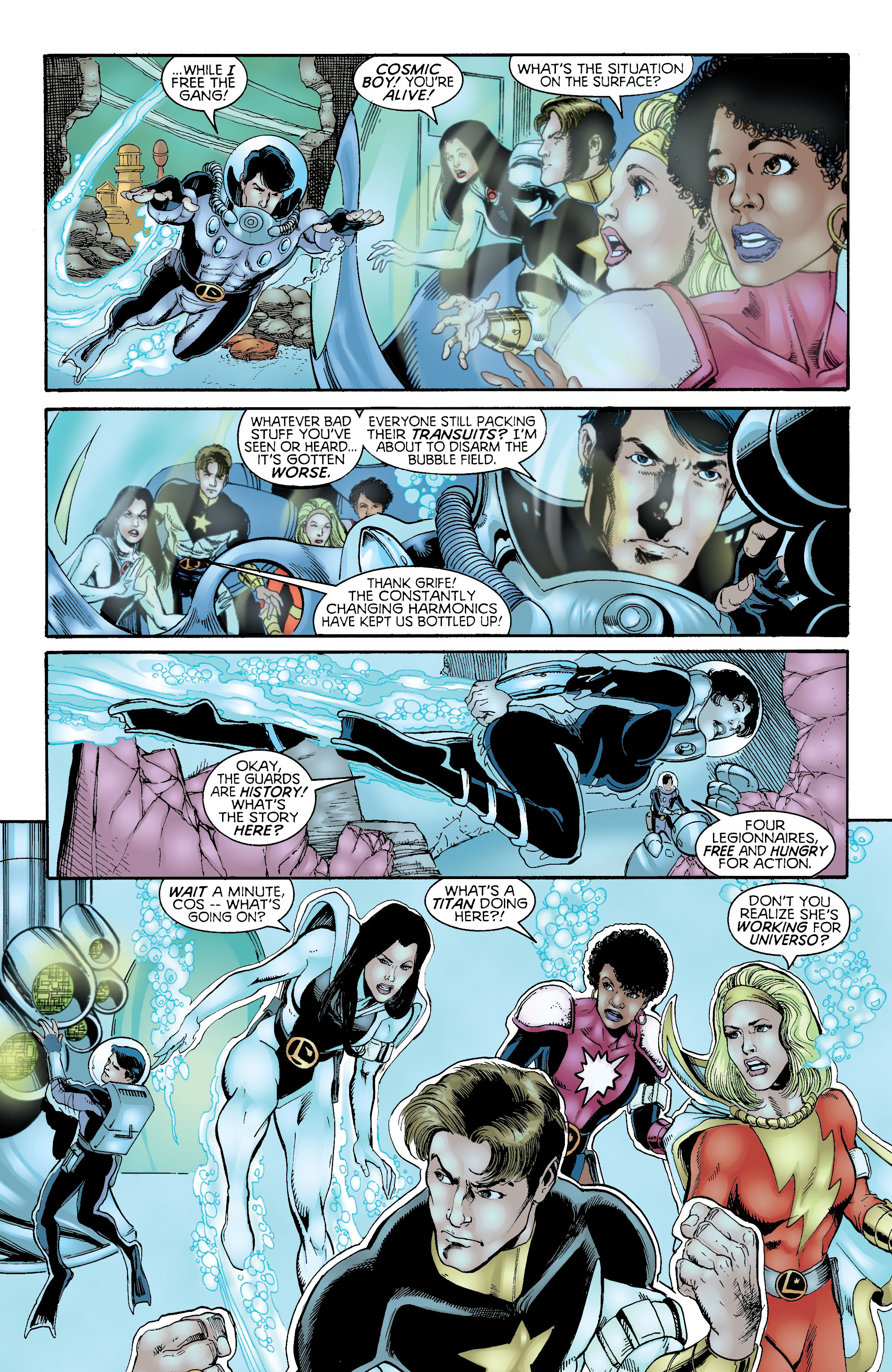 Read online Titans/Legion of Super-Heroes: Universe Ablaze comic -  Issue #4 - 27