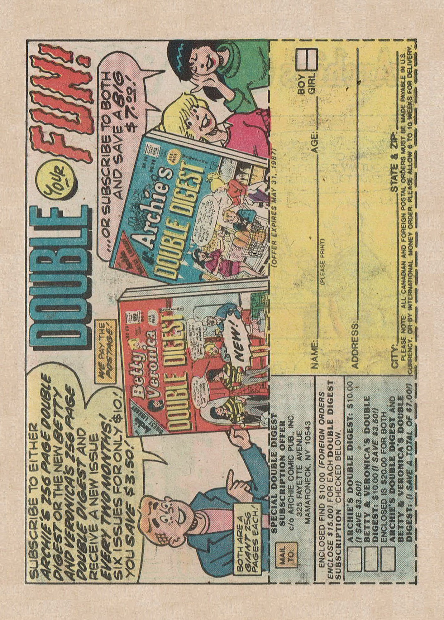 Read online Archie's Double Digest Magazine comic -  Issue #28 - 147