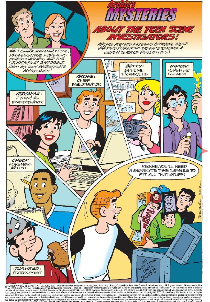 Read online Archie's Weird Mysteries comic -  Issue #28 - 2