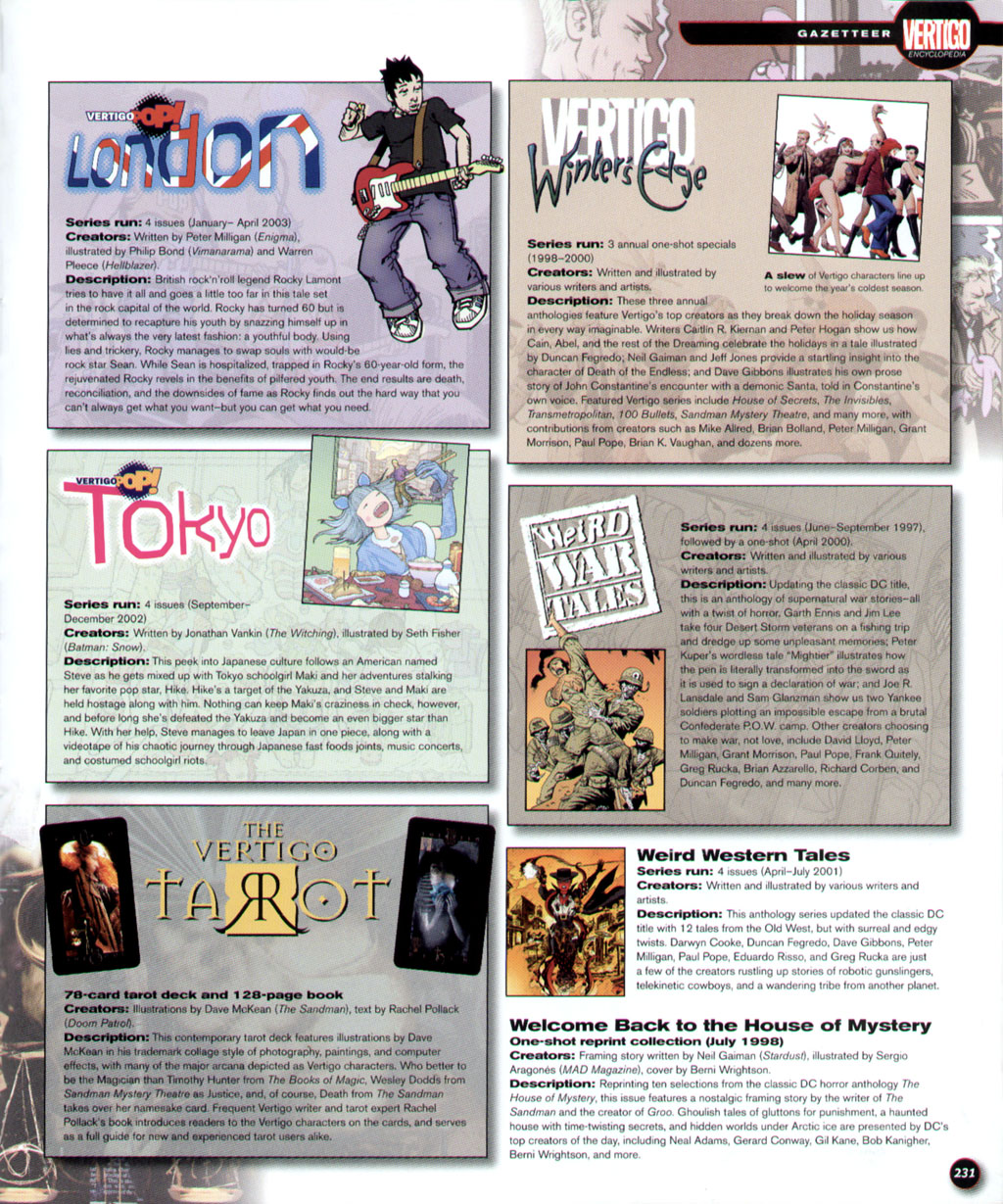 Read online The Vertigo Encyclopedia comic -  Issue # TPB (Part 3) - 31