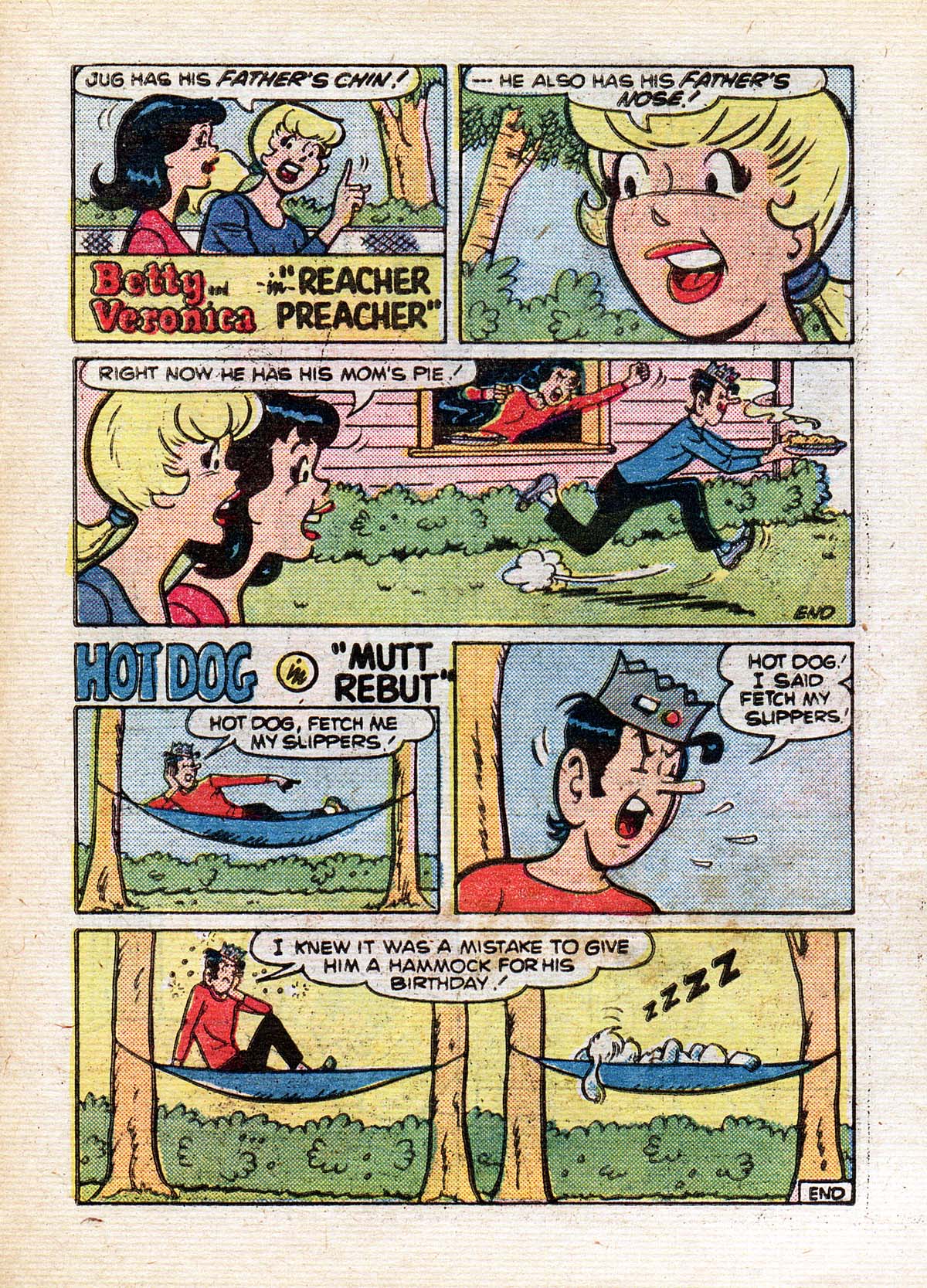Read online Jughead Jones Comics Digest comic -  Issue #40 - 126