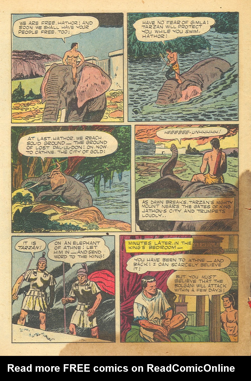 Read online Tarzan (1948) comic -  Issue #54 - 38