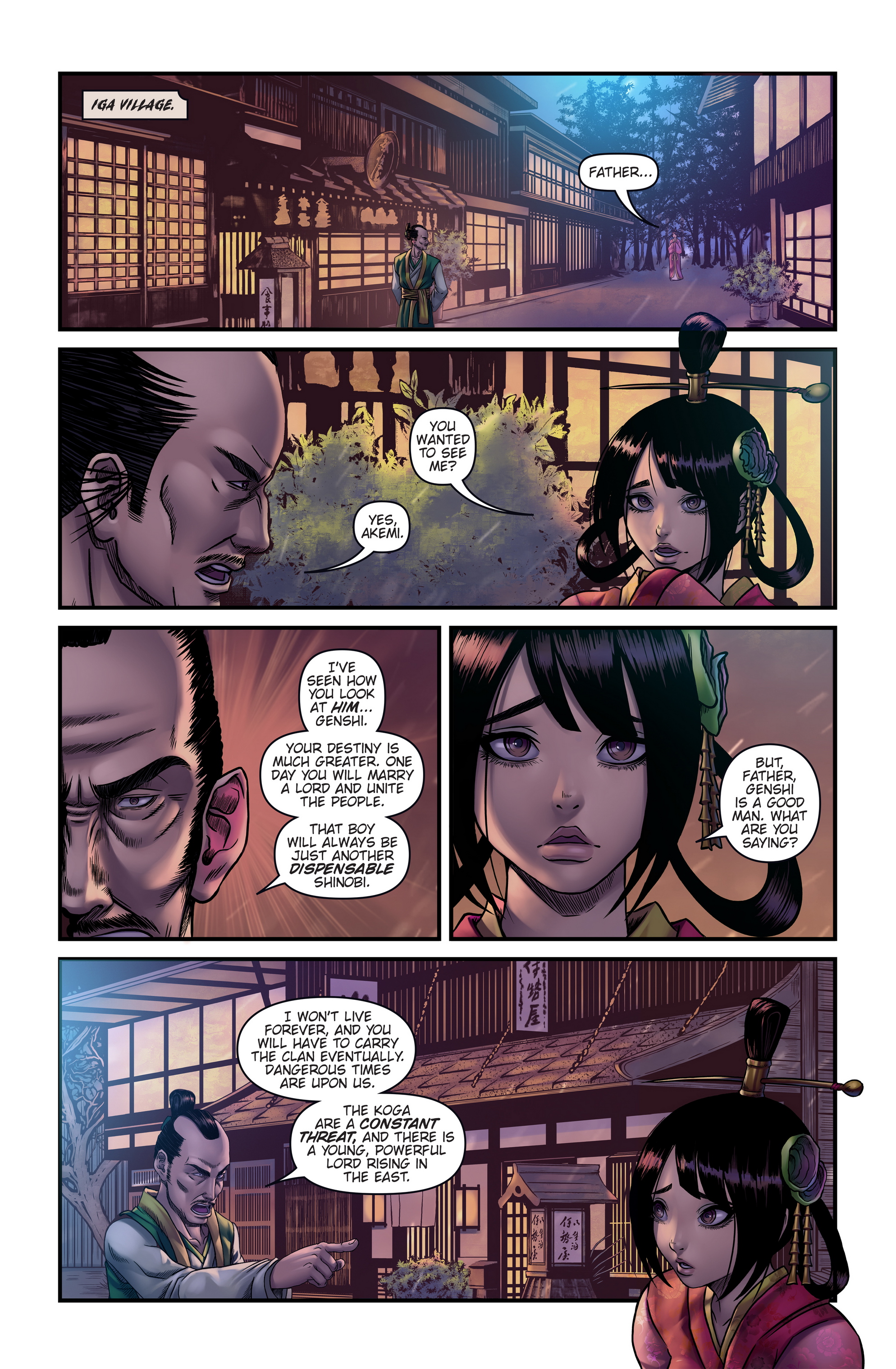 Read online Honor and Curse comic -  Issue #3 - 3