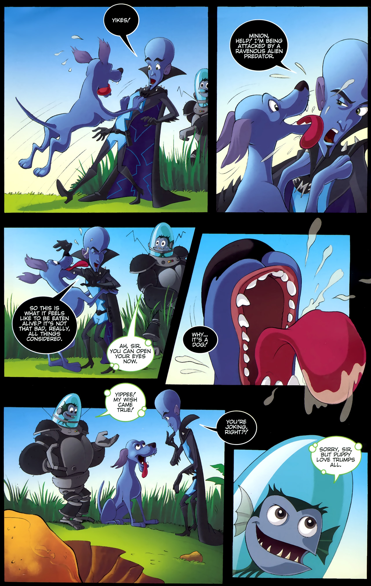 Read online Megamind: Bad. Blue. Brilliant. comic -  Issue #3 - 7