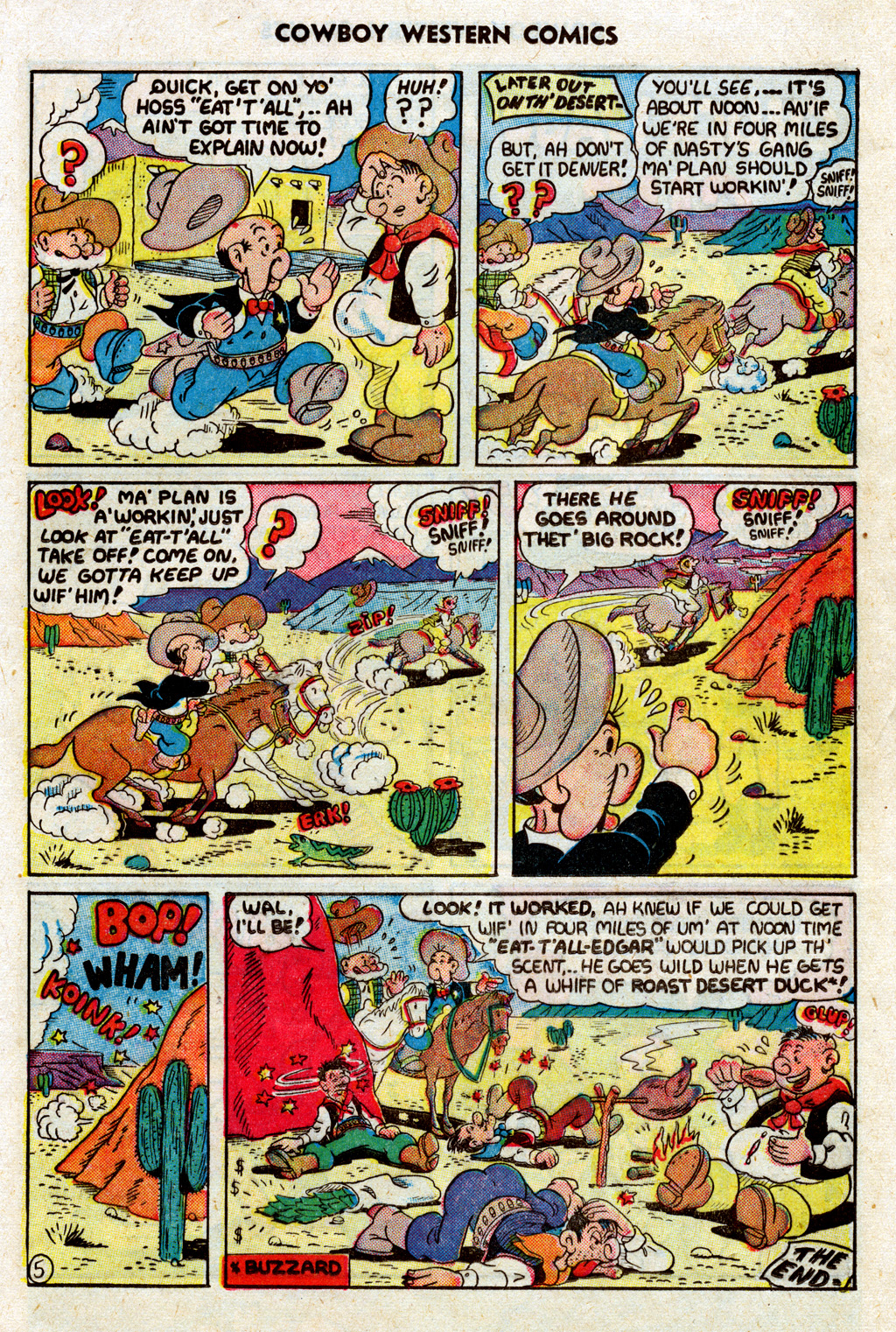 Read online Cowboy Western Comics (1948) comic -  Issue #26 - 25