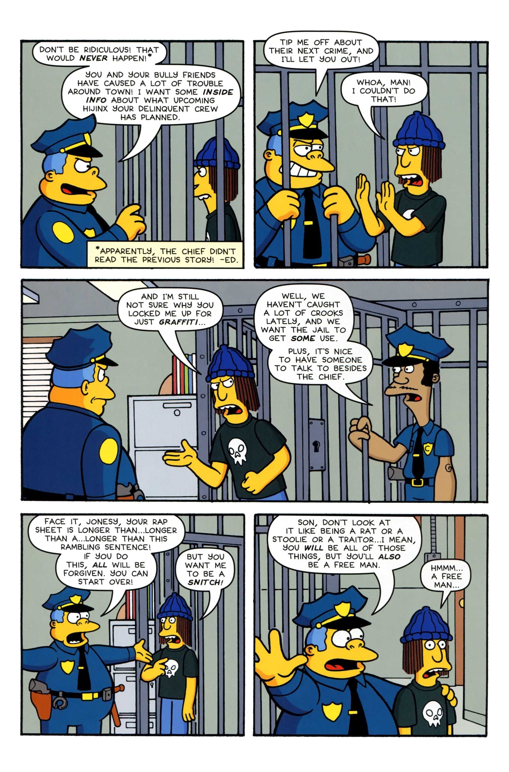 Read online Simpsons One-Shot Wonders: Jimbo comic -  Issue # Full - 23