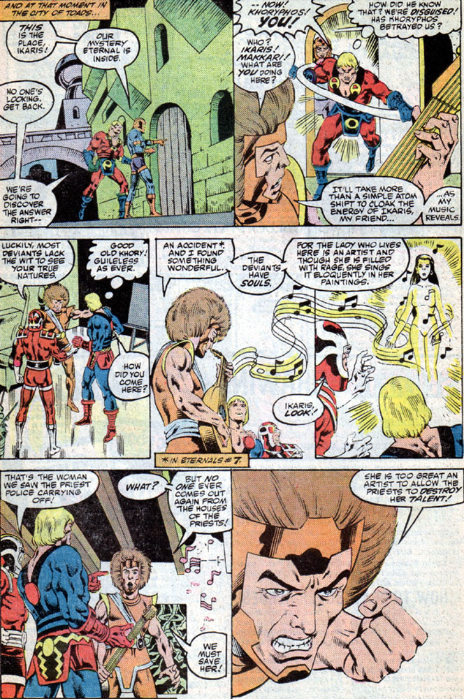 Read online Eternals (1985) comic -  Issue #10 - 19