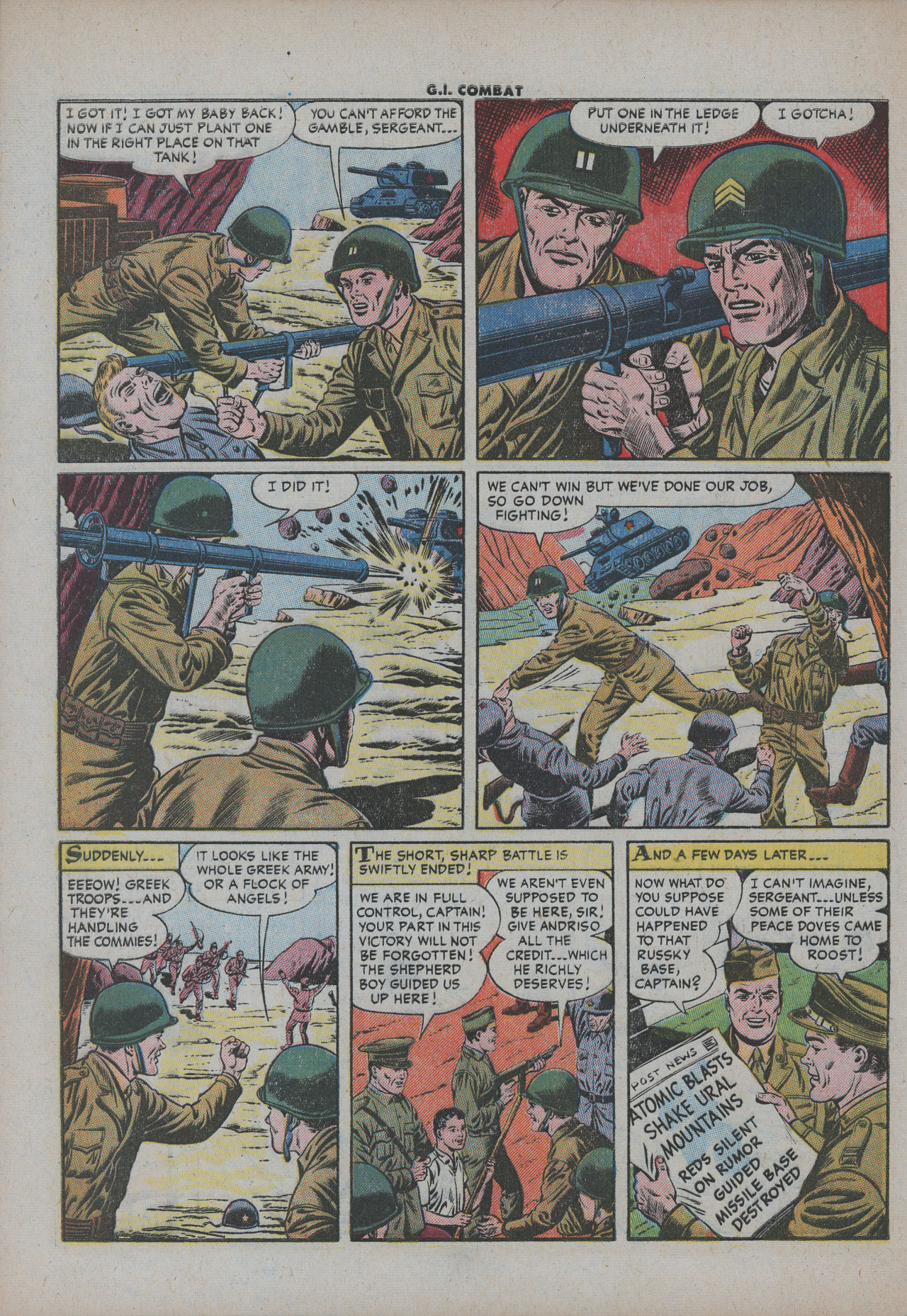 Read online G.I. Combat (1952) comic -  Issue #32 - 32