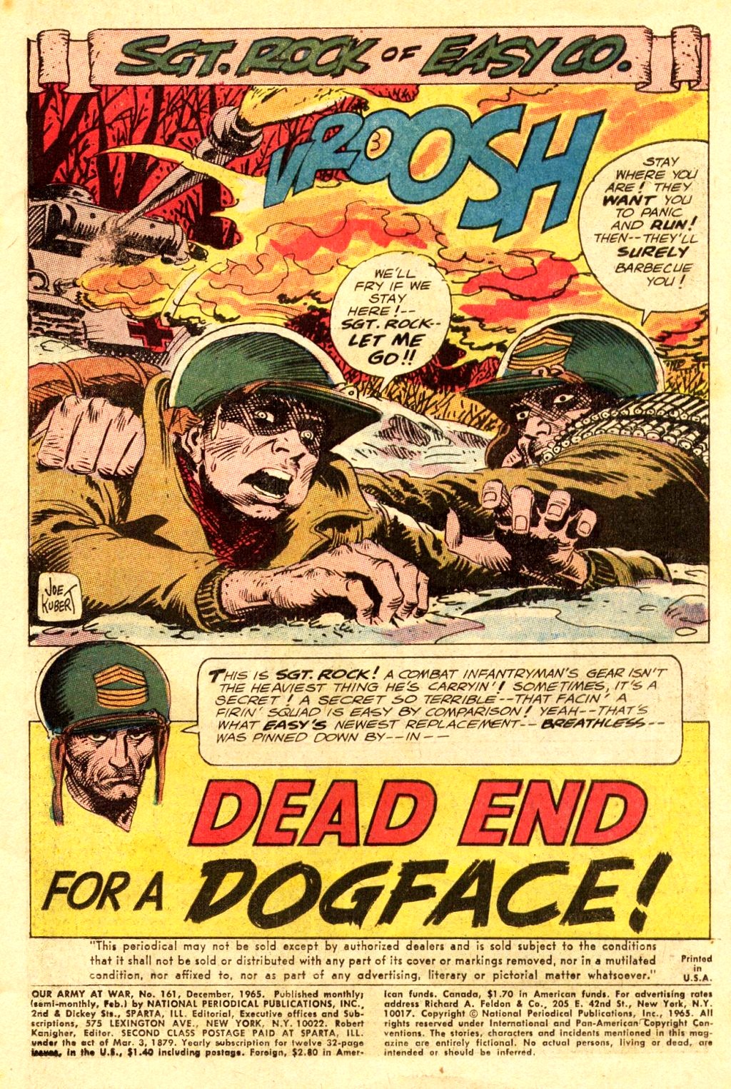 Read online Our Army at War (1952) comic -  Issue #161 - 3