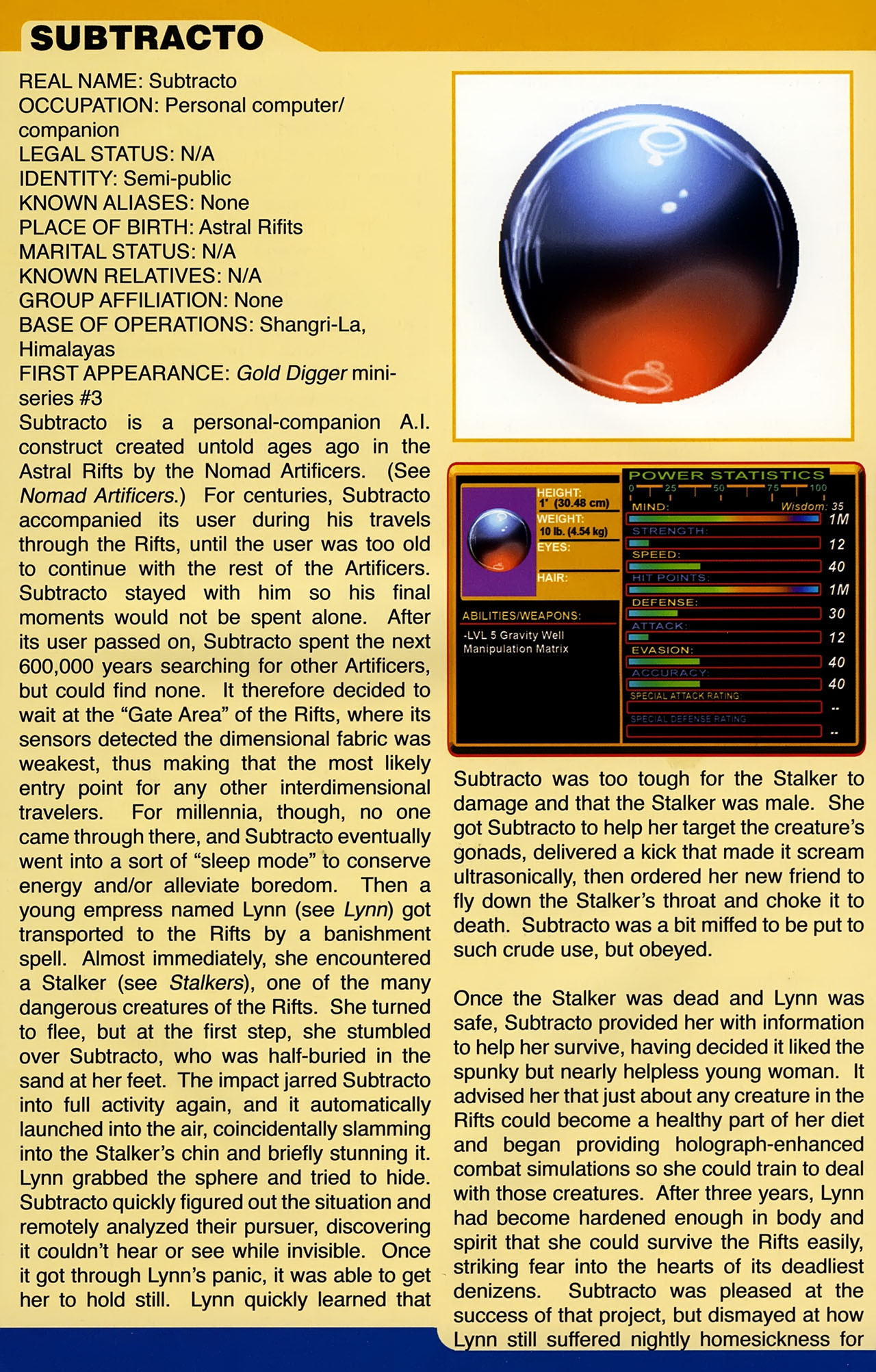 Read online Gold Digger Sourcebook: The Official Handbook of the GD Universe comic -  Issue #14 - 3
