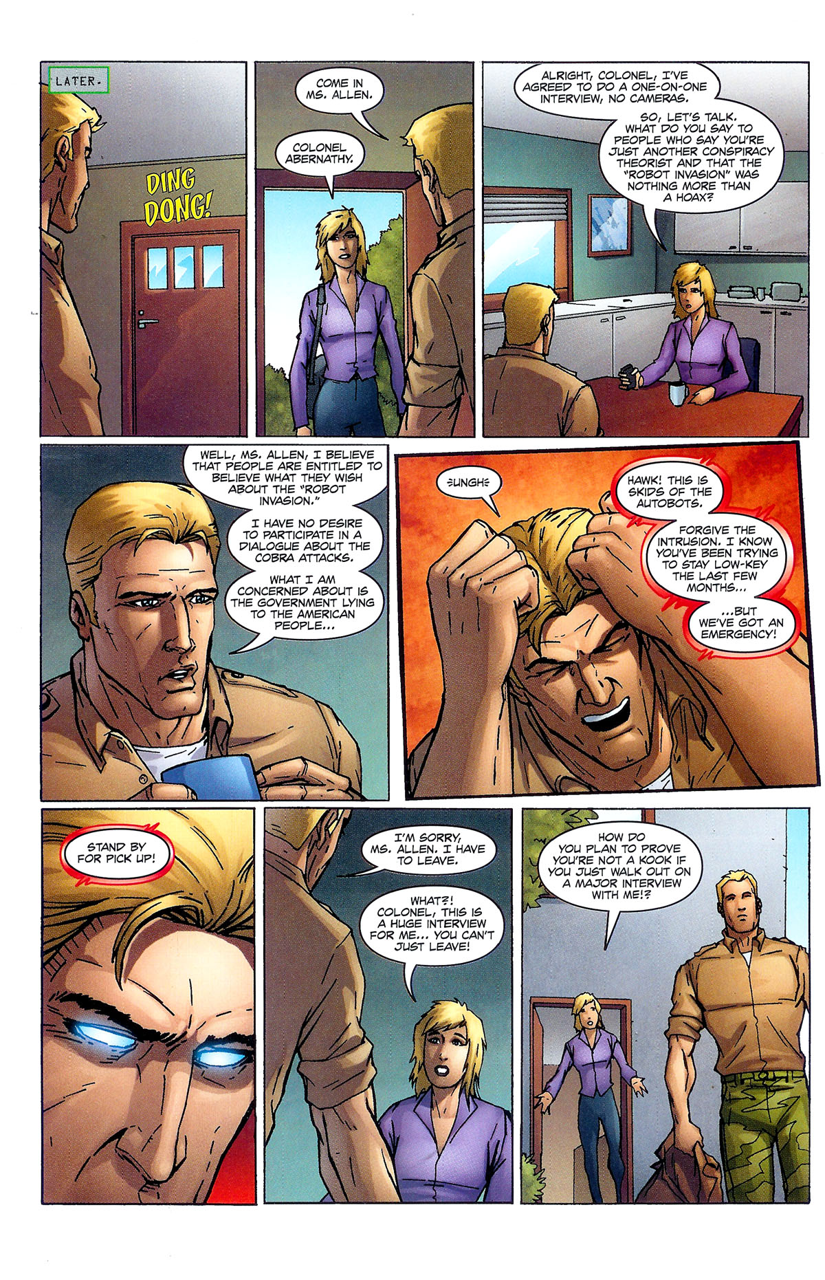 Read online G.I. Joe vs. The Transformers IV: Black Horizon comic -  Issue #1 - 13