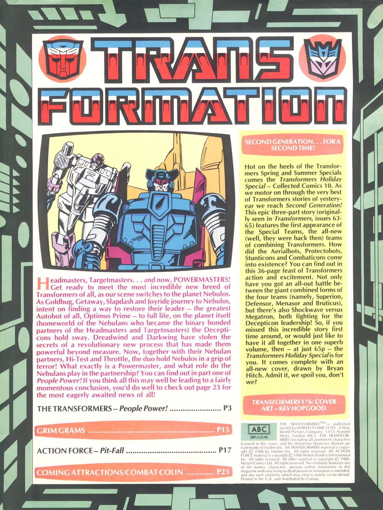 Read online The Transformers (UK) comic -  Issue #176 - 2