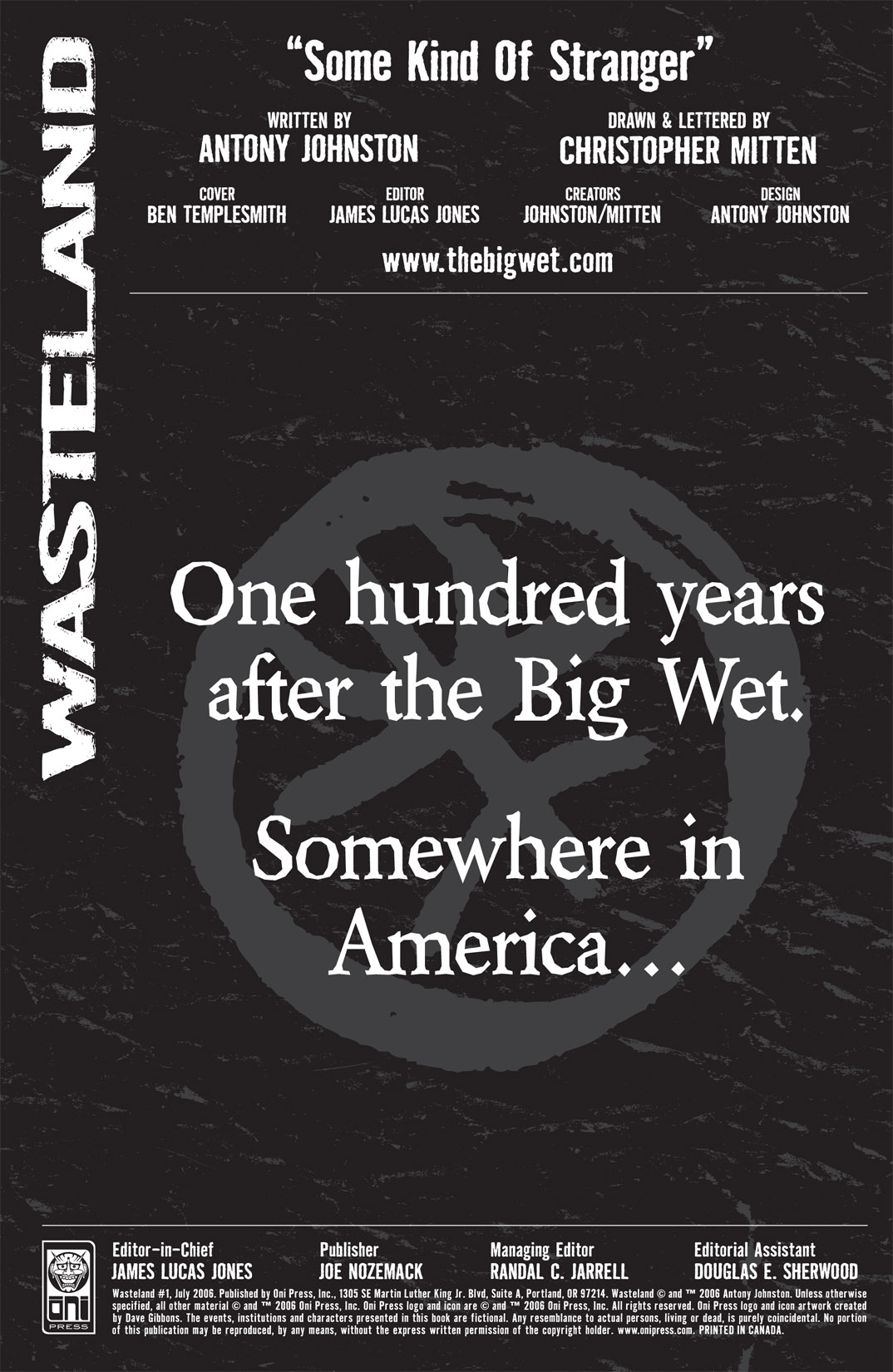 Read online Wasteland (2006) comic -  Issue #1 - 2