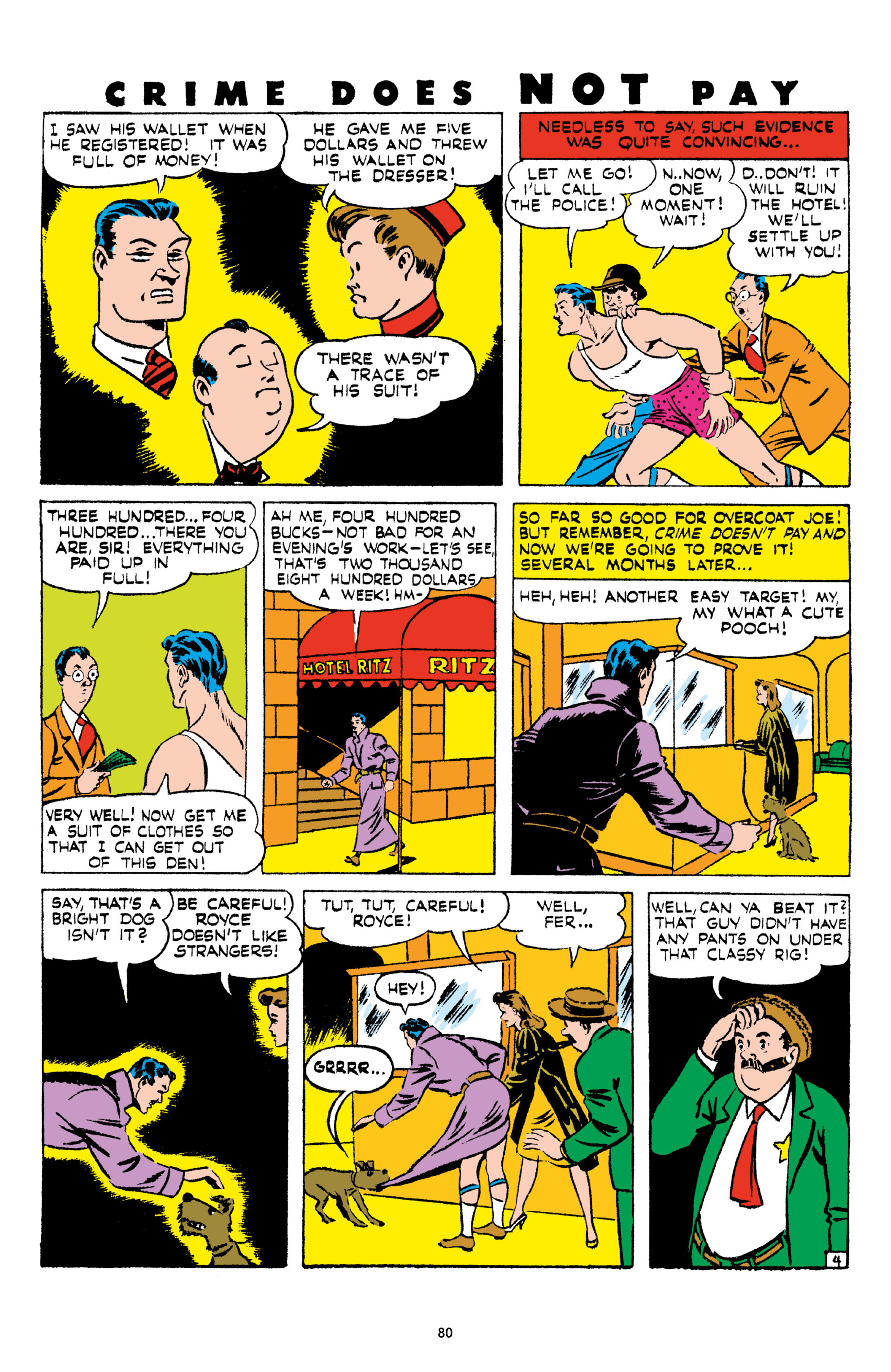Read online Crime Does Not Pay Archives comic -  Issue # TPB 5 (Part 1) - 80