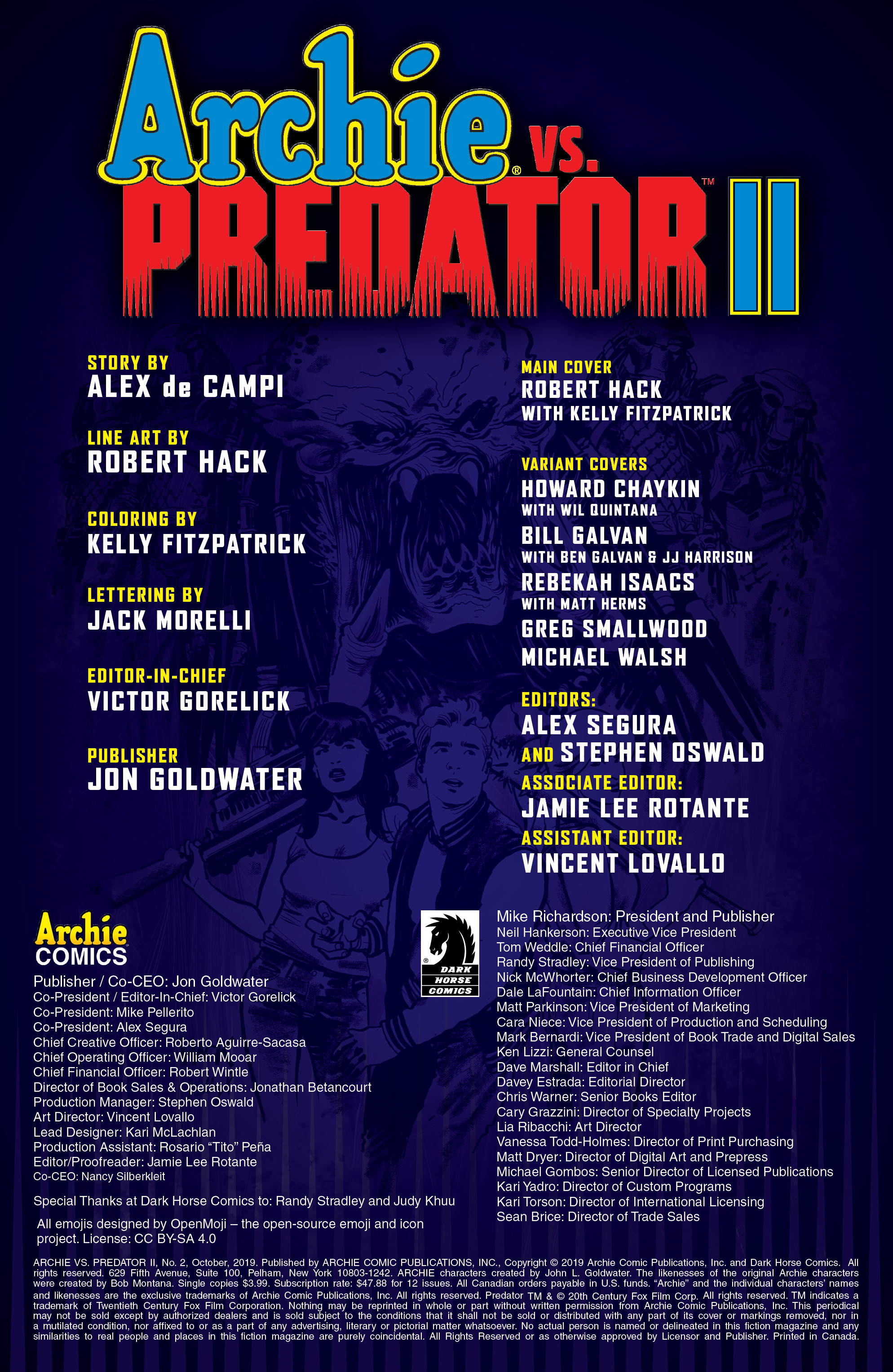 Read online Archie vs. Predator II comic -  Issue #2 - 2