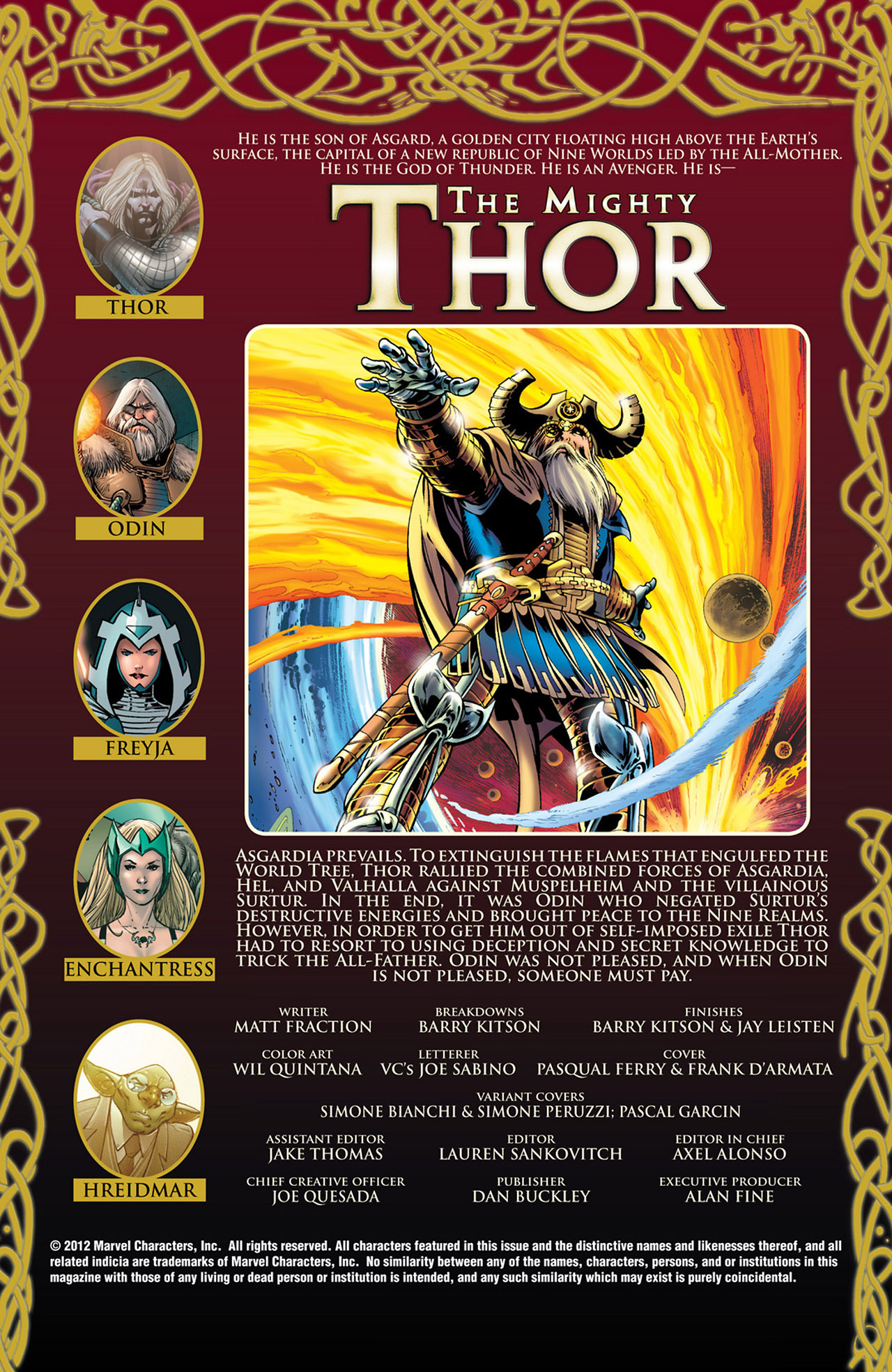 Read online The Mighty Thor (2011) comic -  Issue #22 - 2