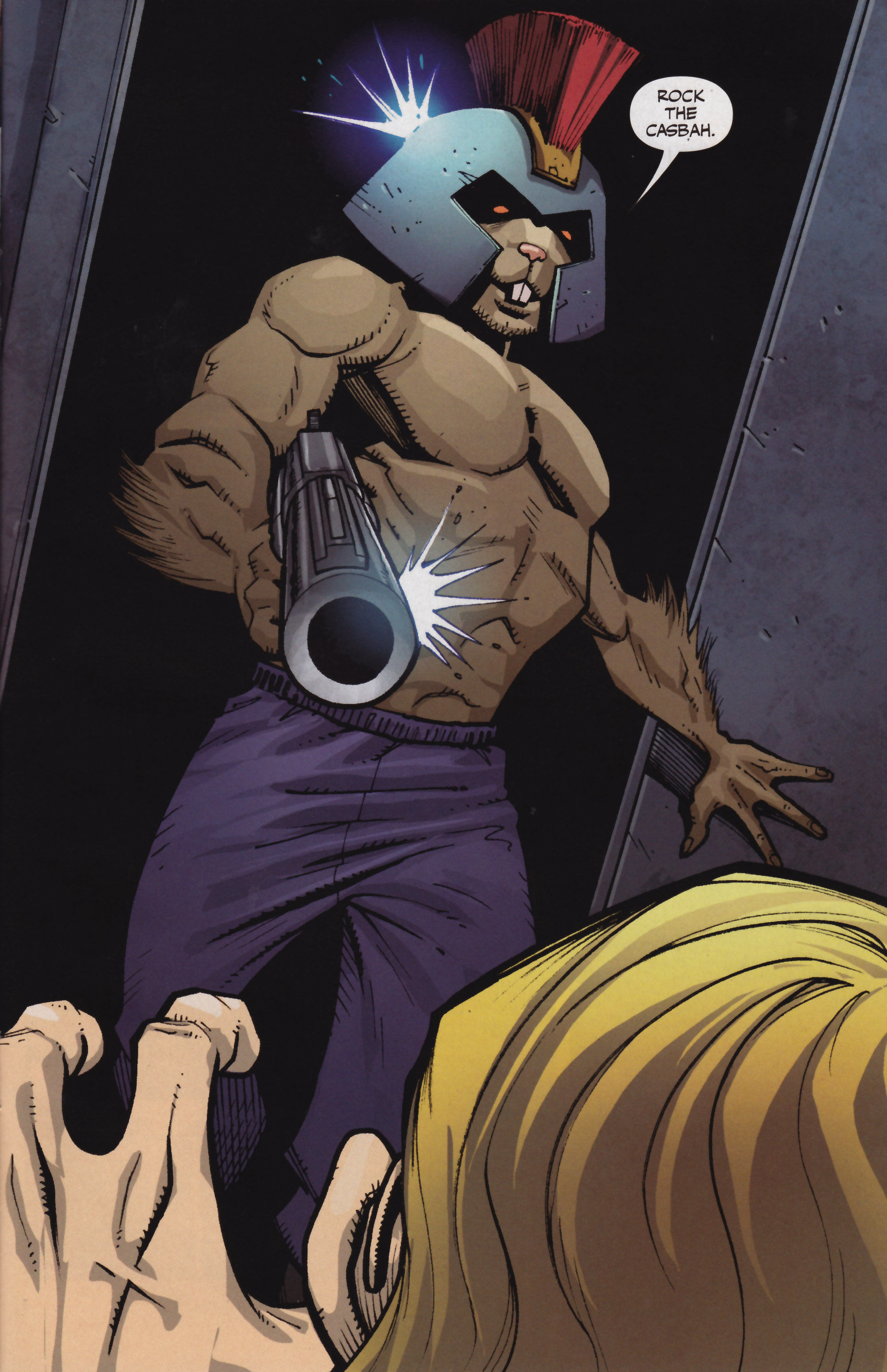 Read online Adolescent Radioactive Black Belt Hamsters (2008) comic -  Issue #4 - 23