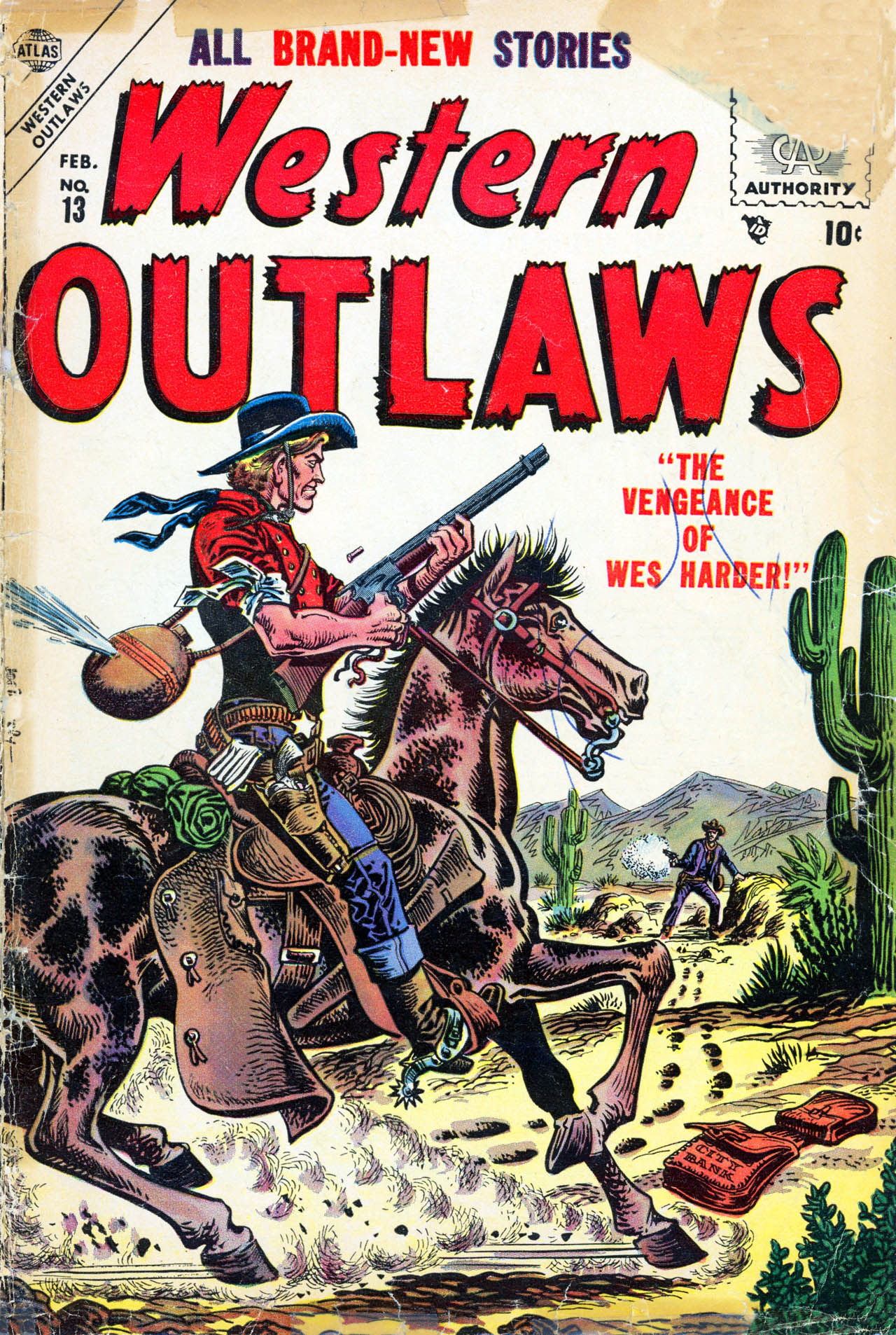 Read online Western Outlaws (1954) comic -  Issue #13 - 1