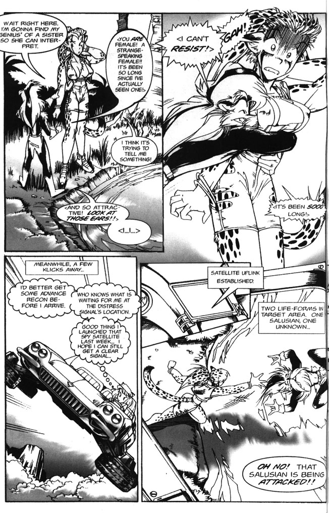 Read online Asrial vs. Cheetah comic -  Issue #2 - 9