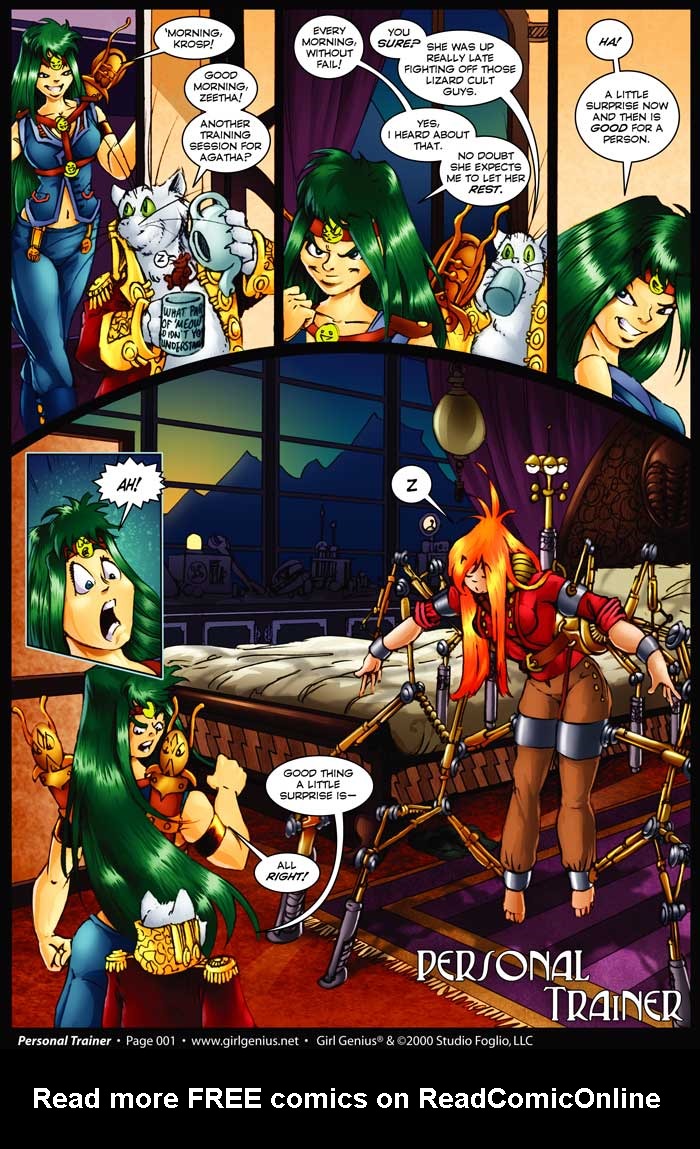 Read online Girl Genius (2002) comic -  Issue #6 - 151