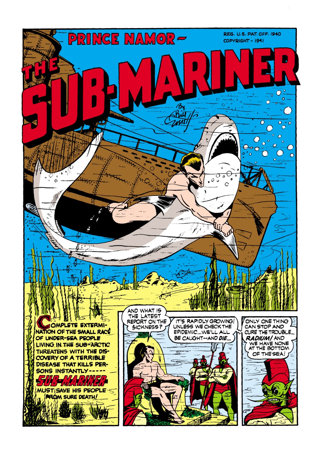 Read online Sub-Mariner Comics comic -  Issue #1 - 24