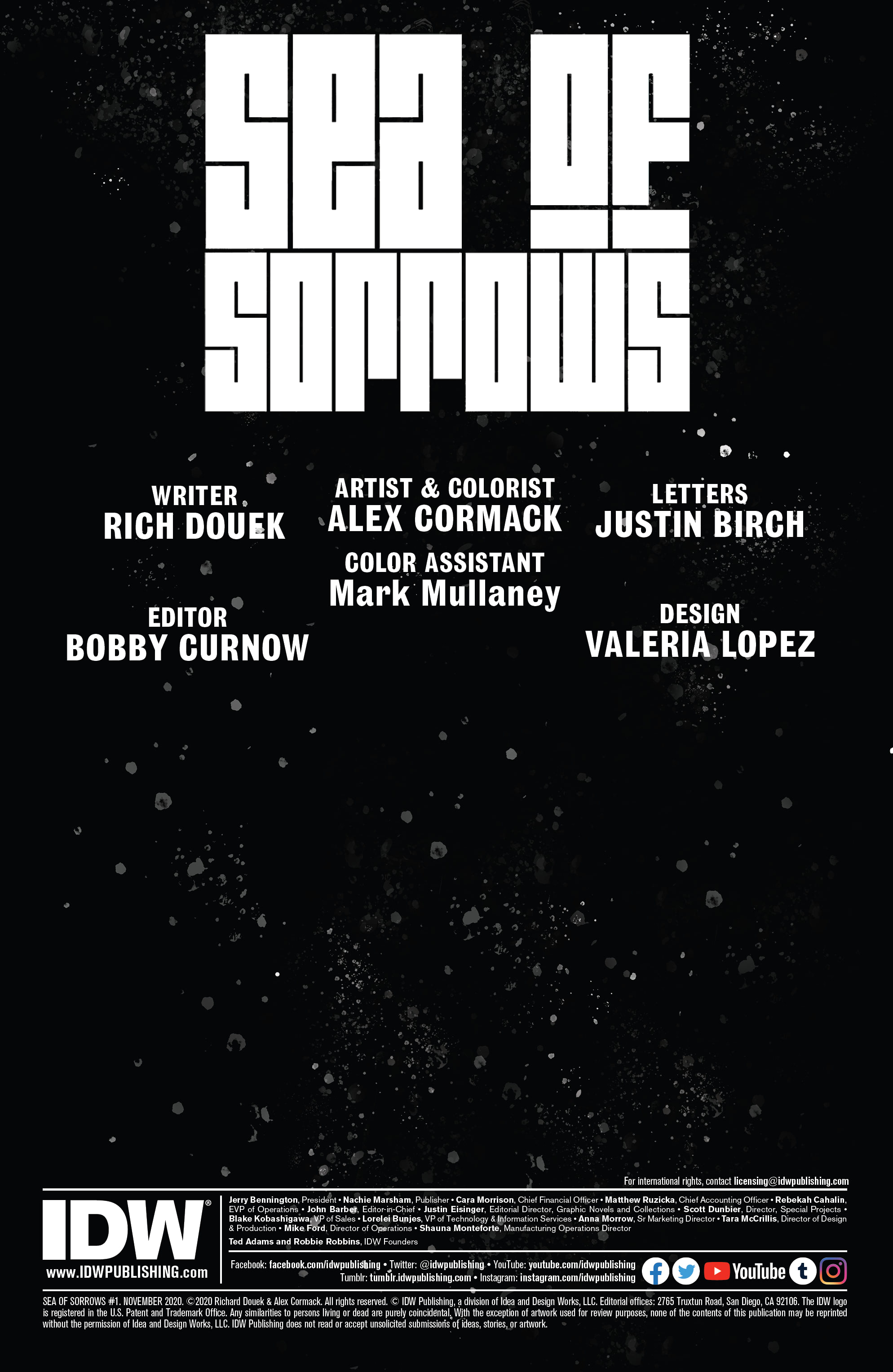 Read online Sea of Sorrows comic -  Issue #1 - 2