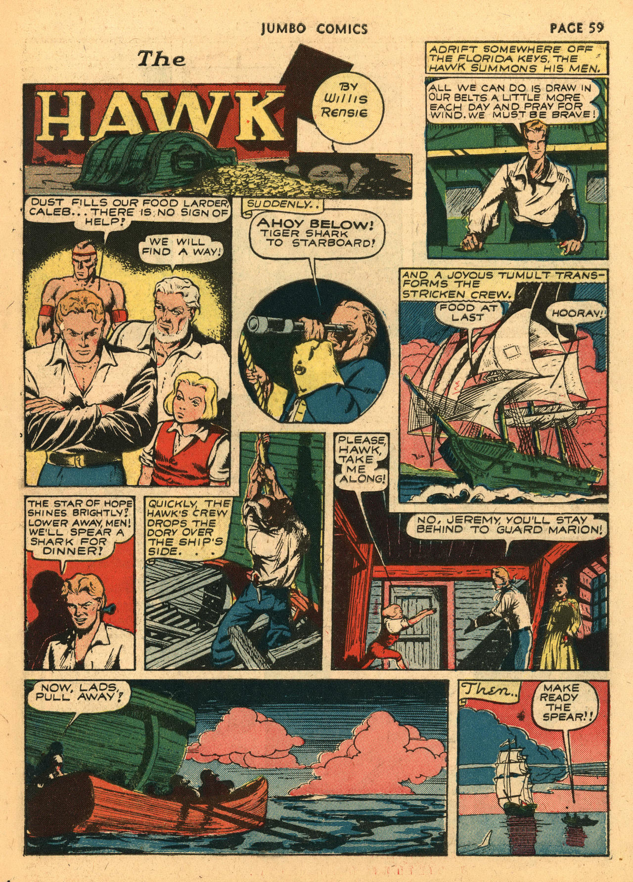 Read online Jumbo Comics comic -  Issue #40 - 61