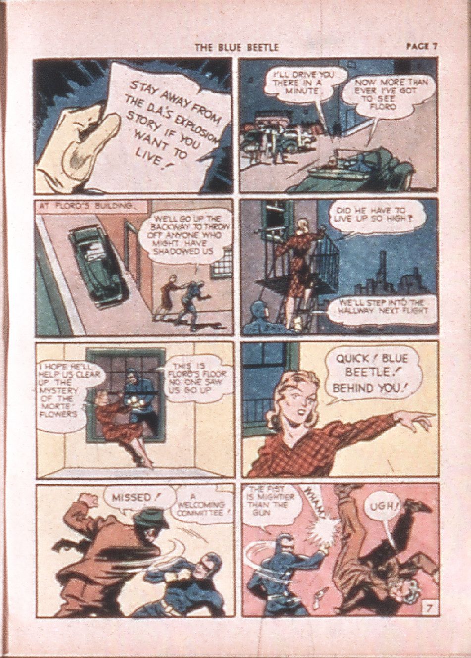 Read online The Blue Beetle comic -  Issue #7 - 9