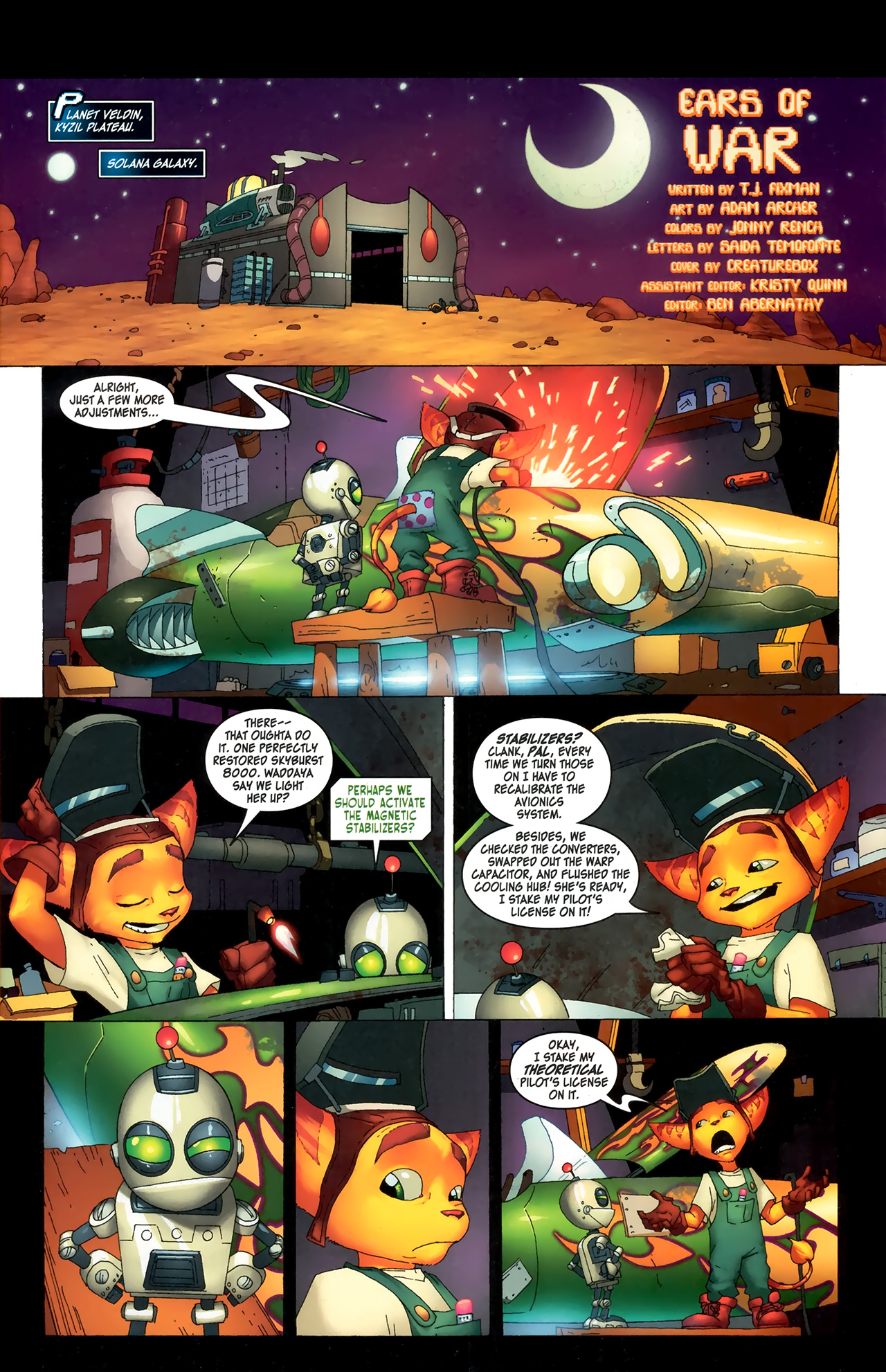 Read online Ratchet & Clank comic -  Issue #1 - 2