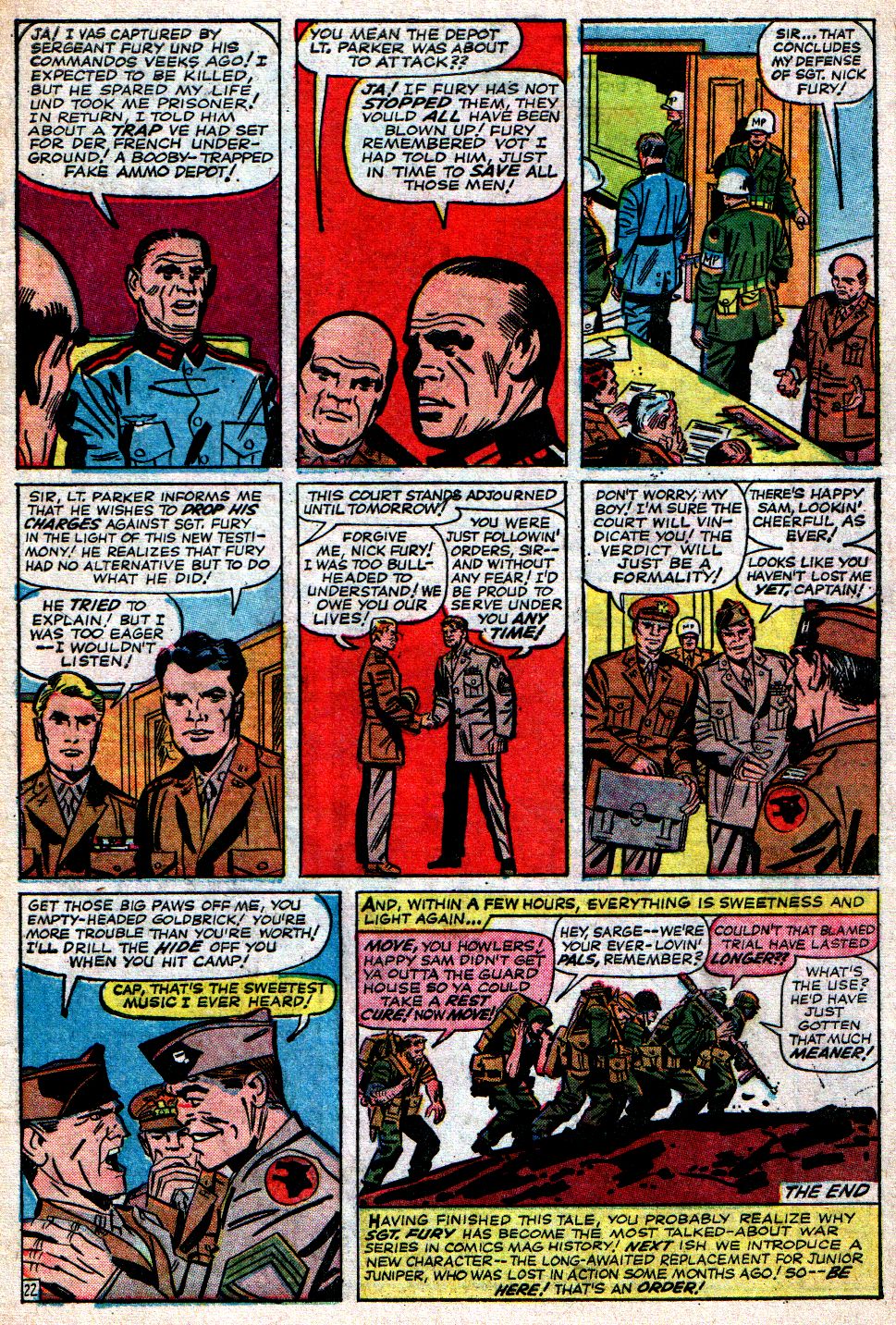Read online Sgt. Fury comic -  Issue #7 - 31