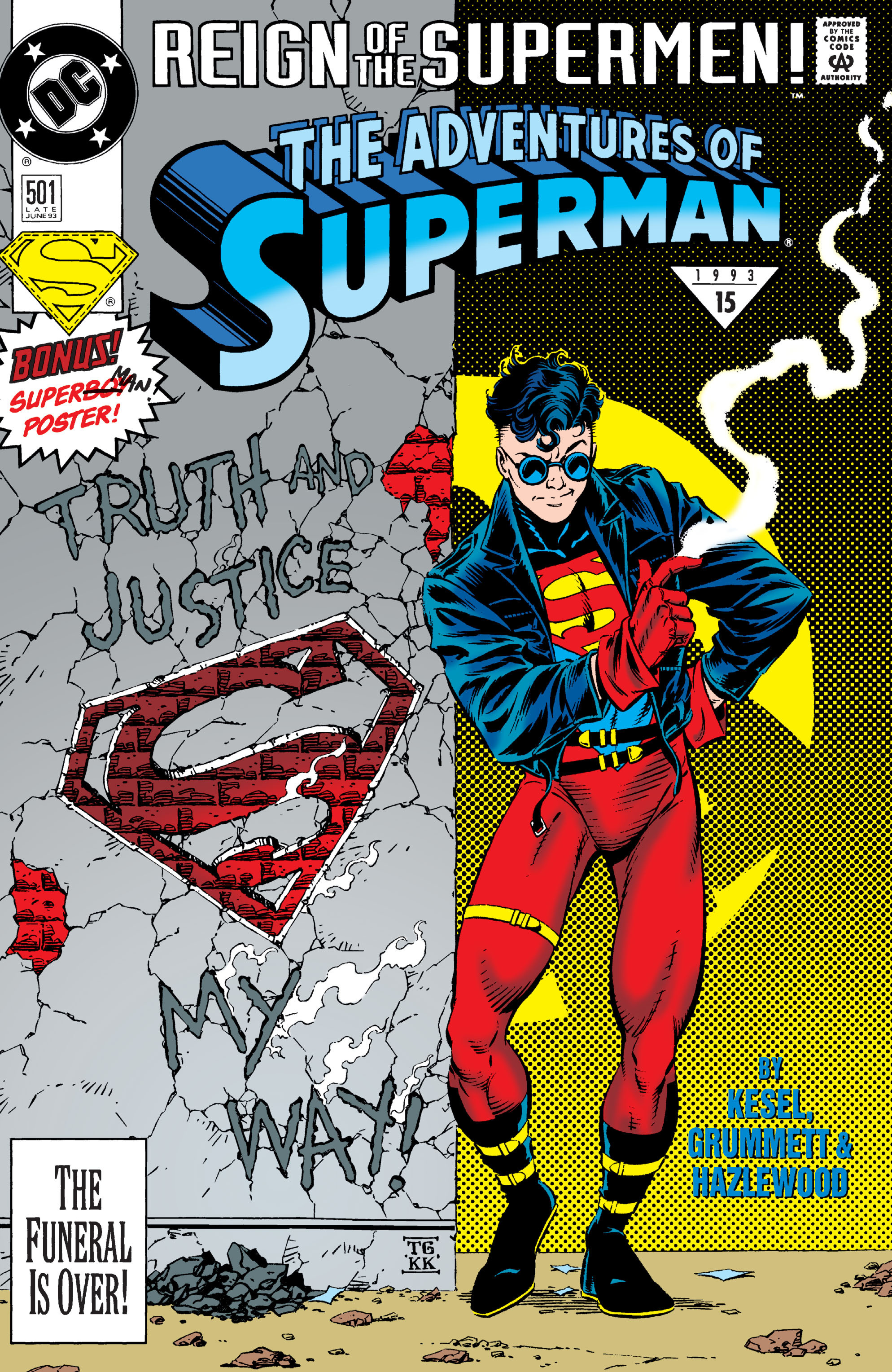 Read online Adventures of Superman (1987) comic -  Issue #501 - 1